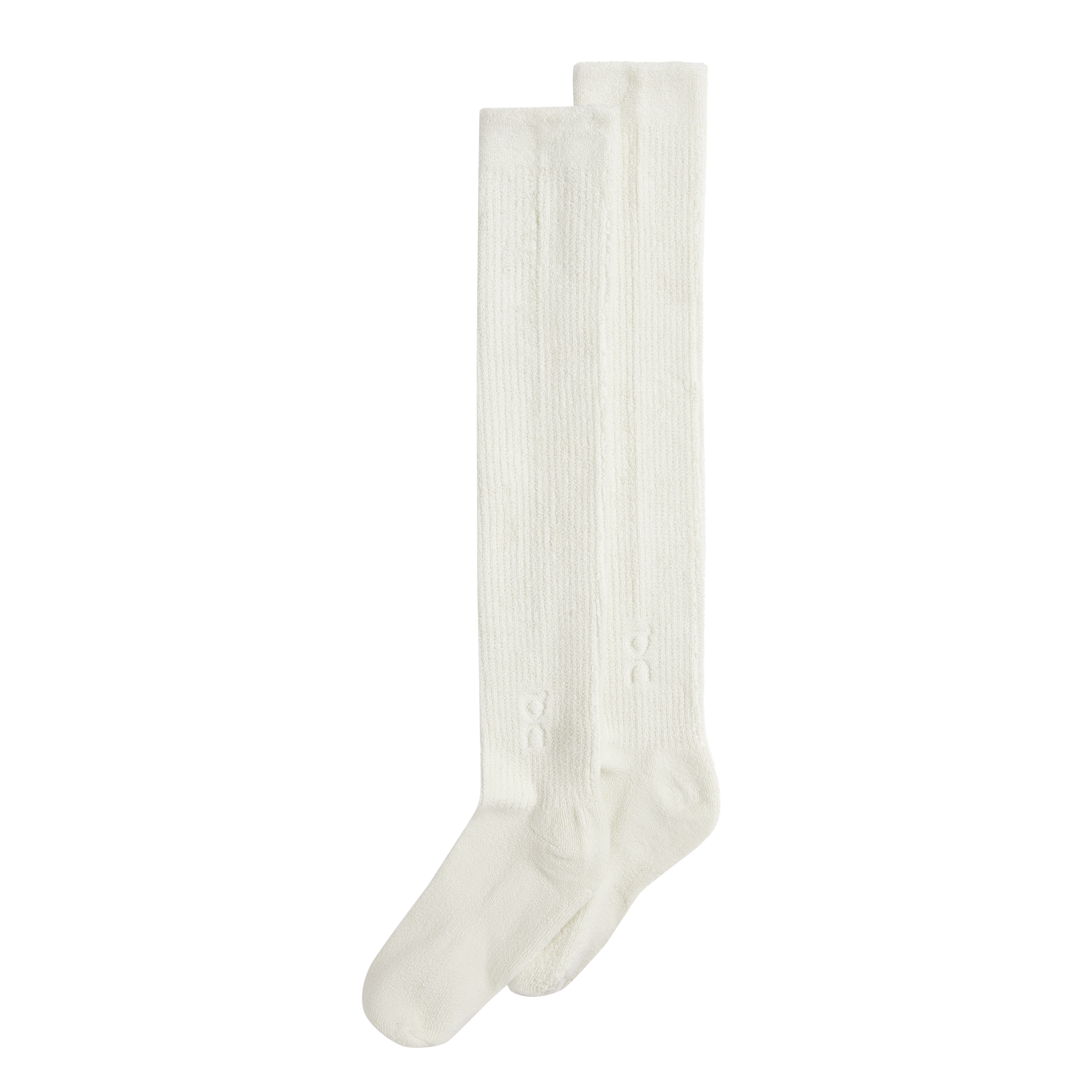 Terry Sock Knee High in Ivory