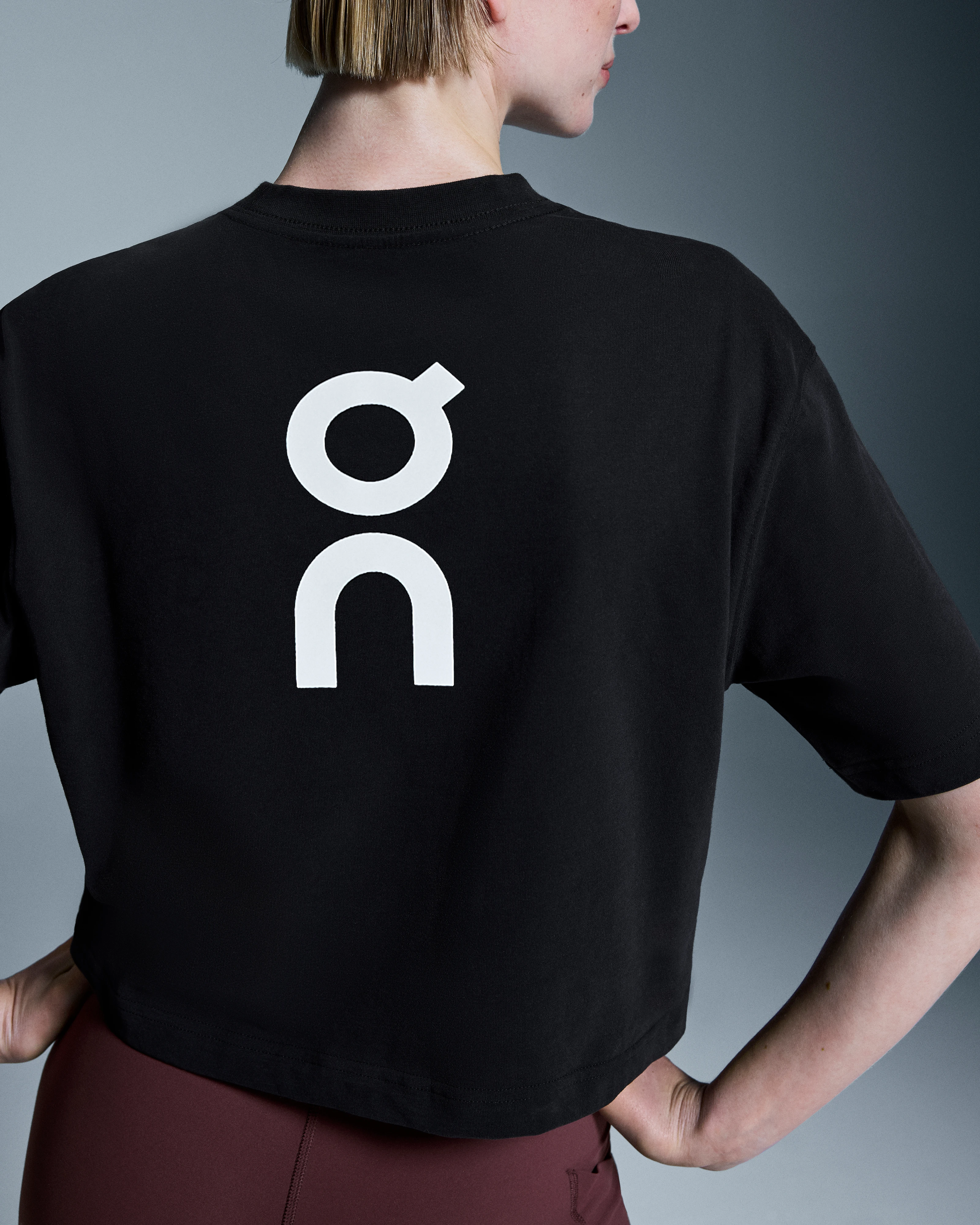 On Club Boxy-T Black Women Tops and t-shirts