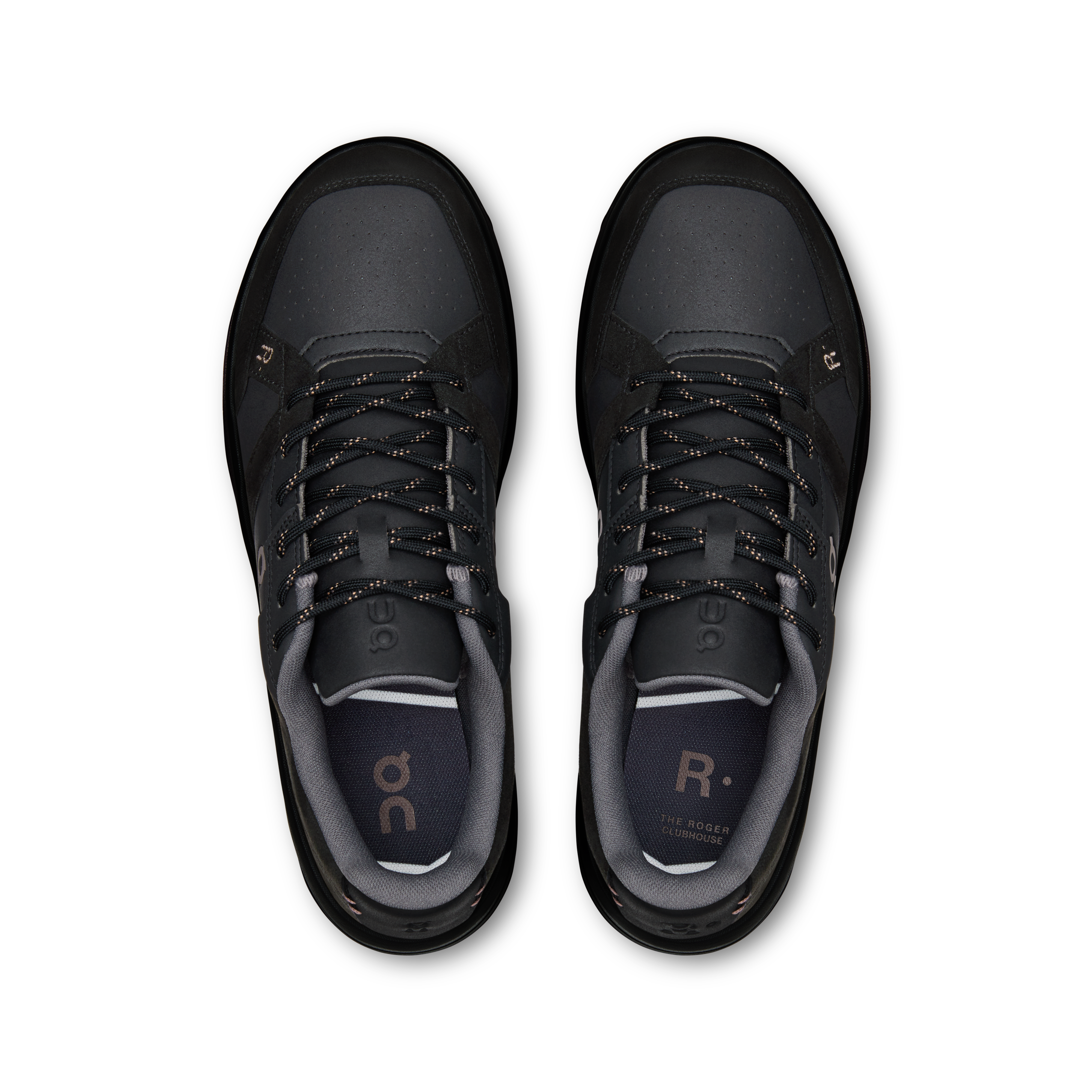 On THE ROGER Clubhouse Black & Ash Men Active life Shoes