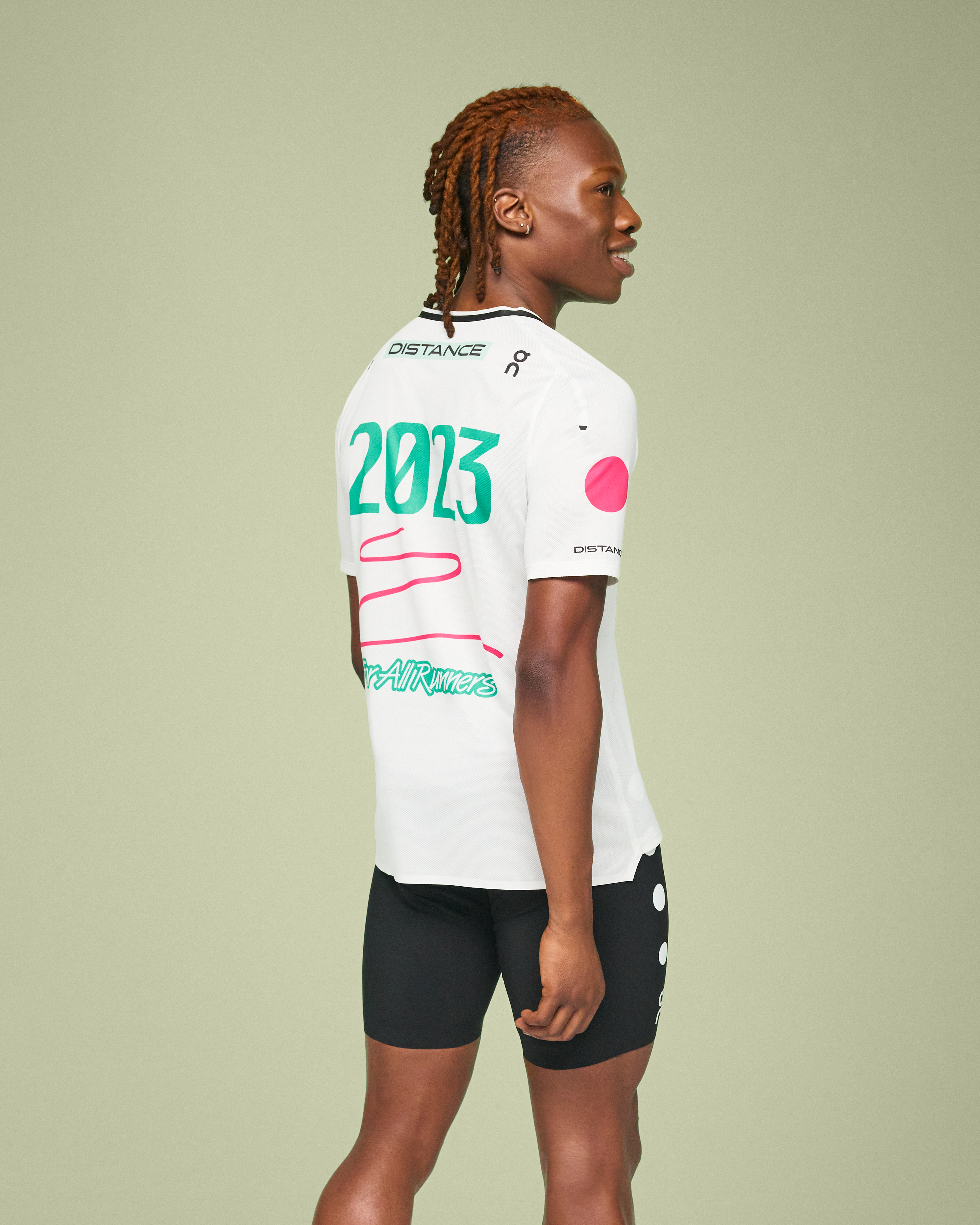 On Performance-T Light Distance Mint & White Unisex Tops and t-shirts