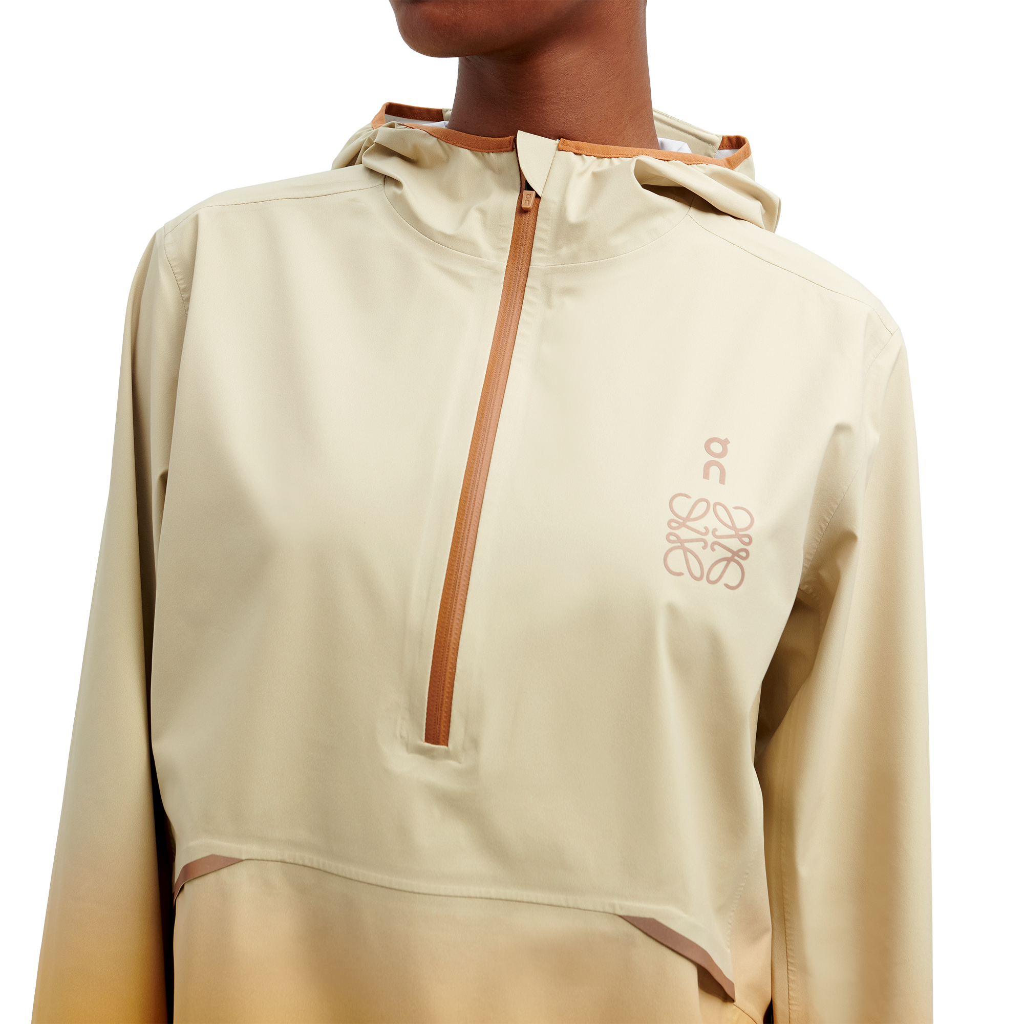 On Waterproof Anorak LOEWE Gradient Orange Women Jackets