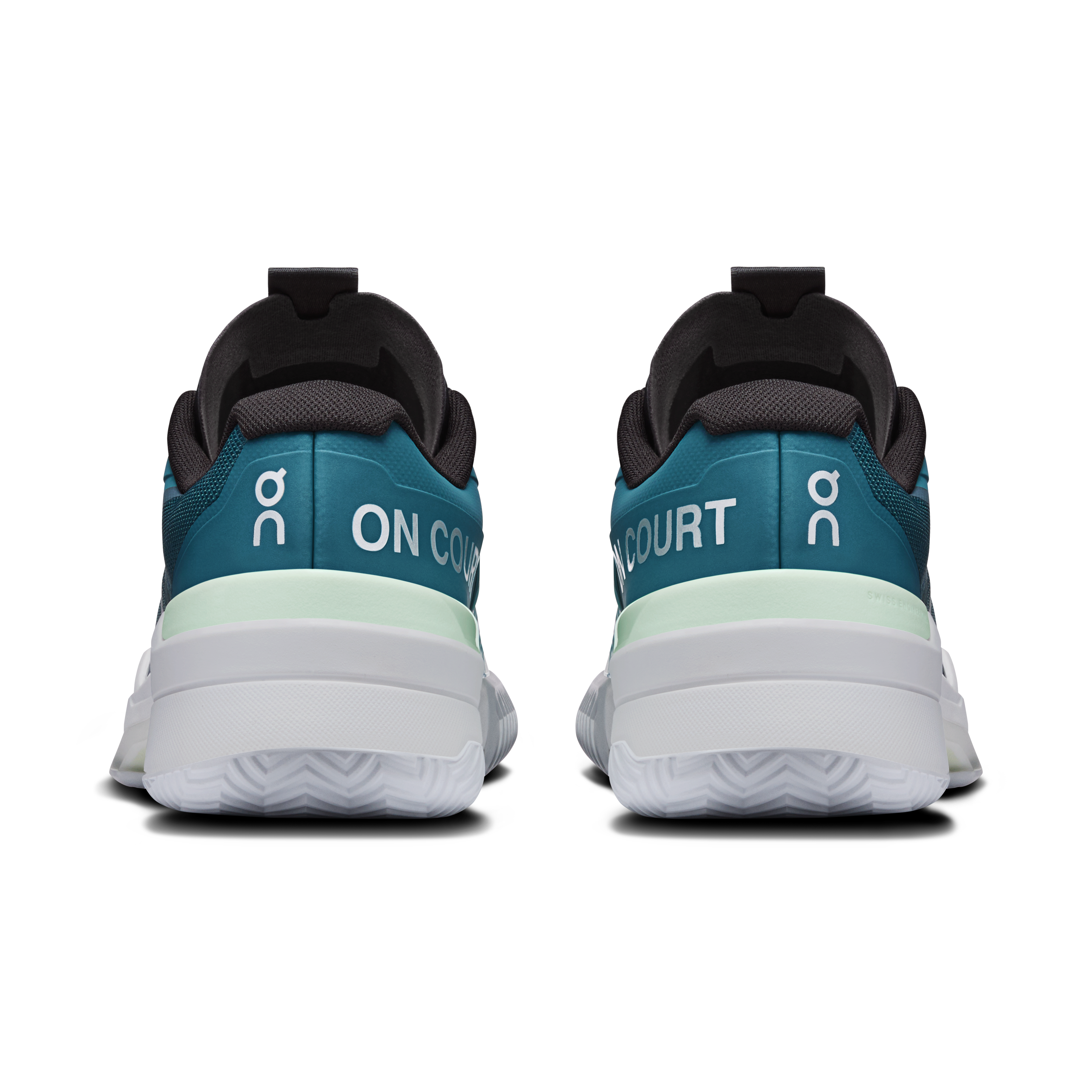 On THE ROGER Pro Fire Clay Storm & White Men Tennis Shoes