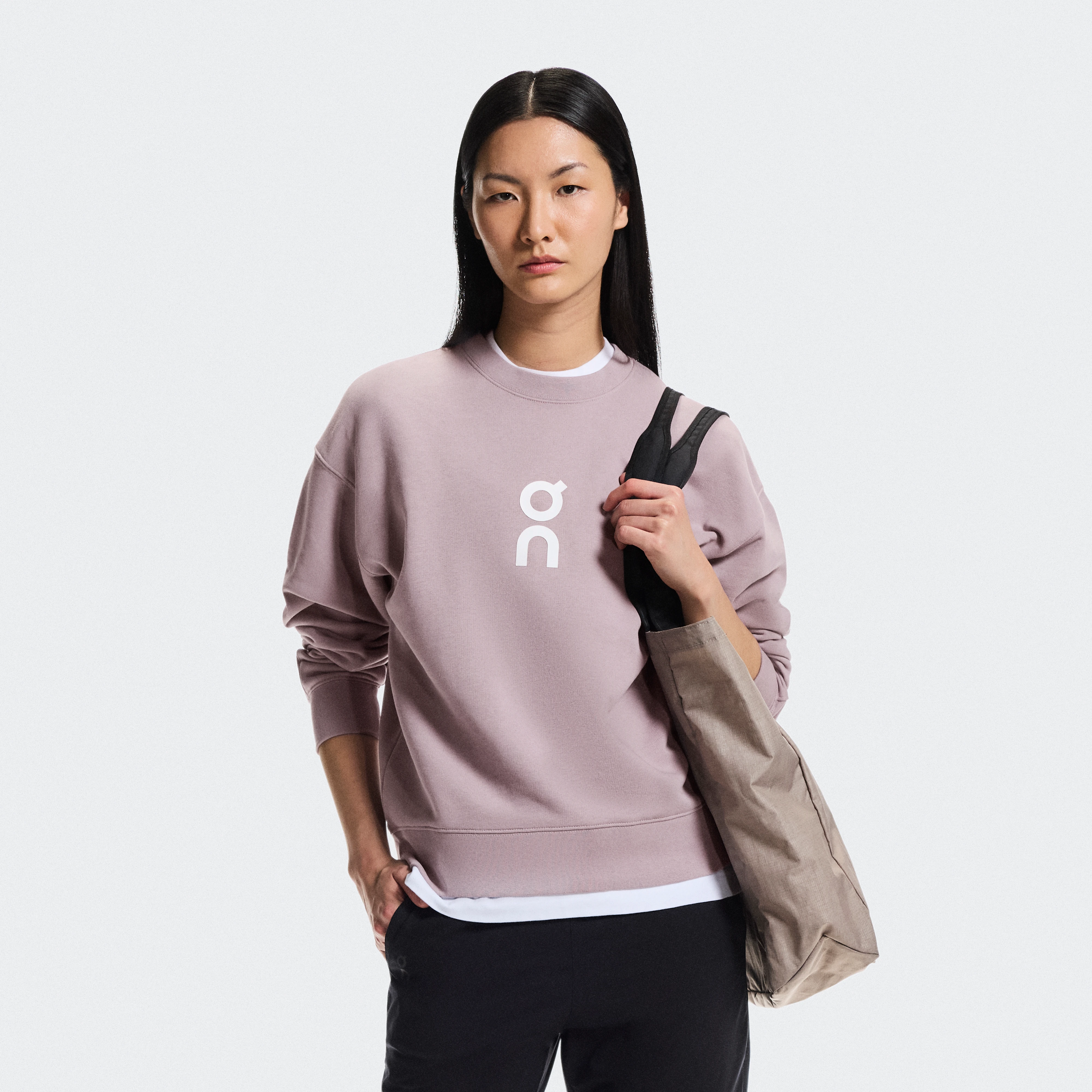 On Club Crew Heron Women – Travel, recovery, all-day wear Hoodies and sweatshirts