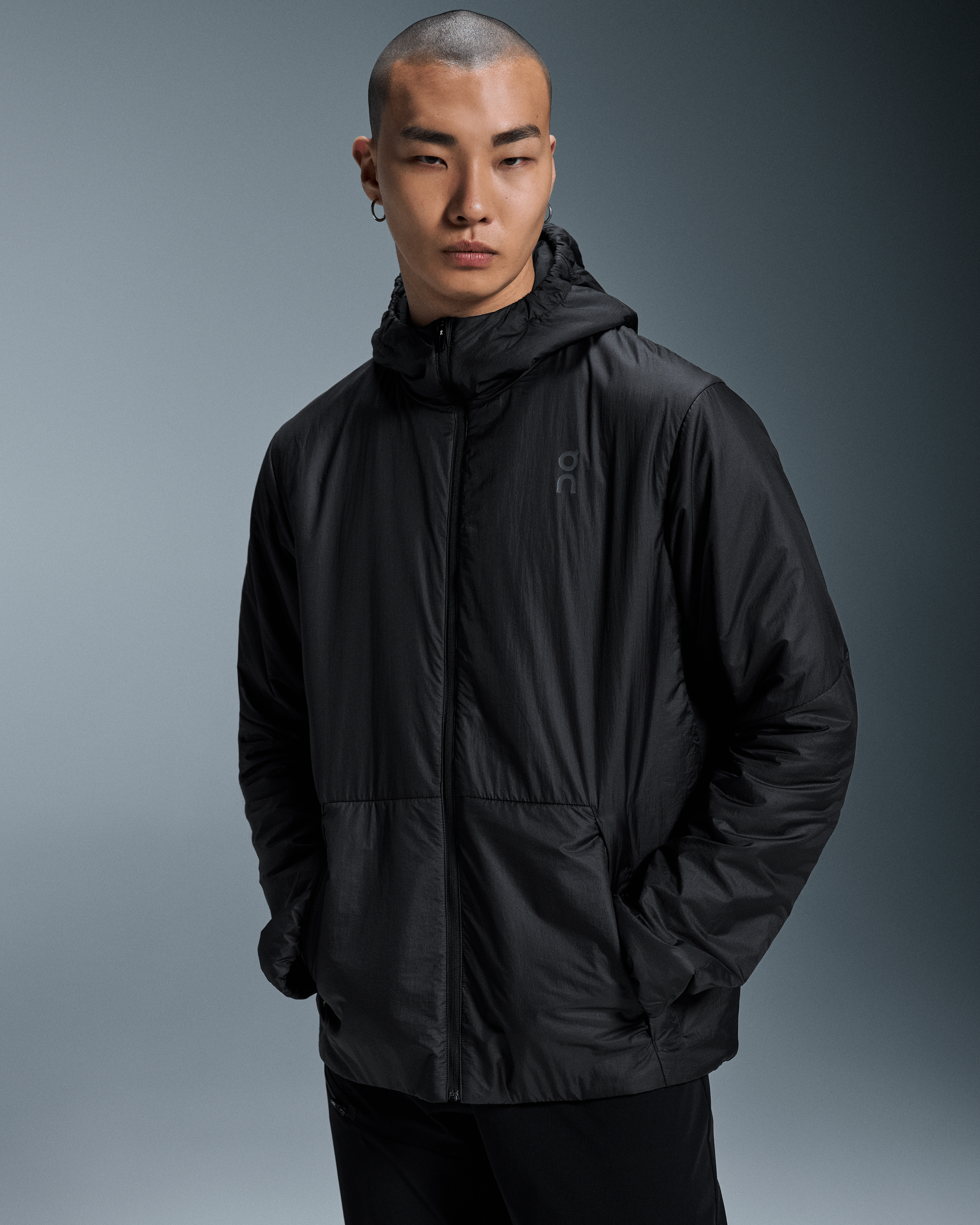 On Trek Jacket Insulated Black Men Jackets