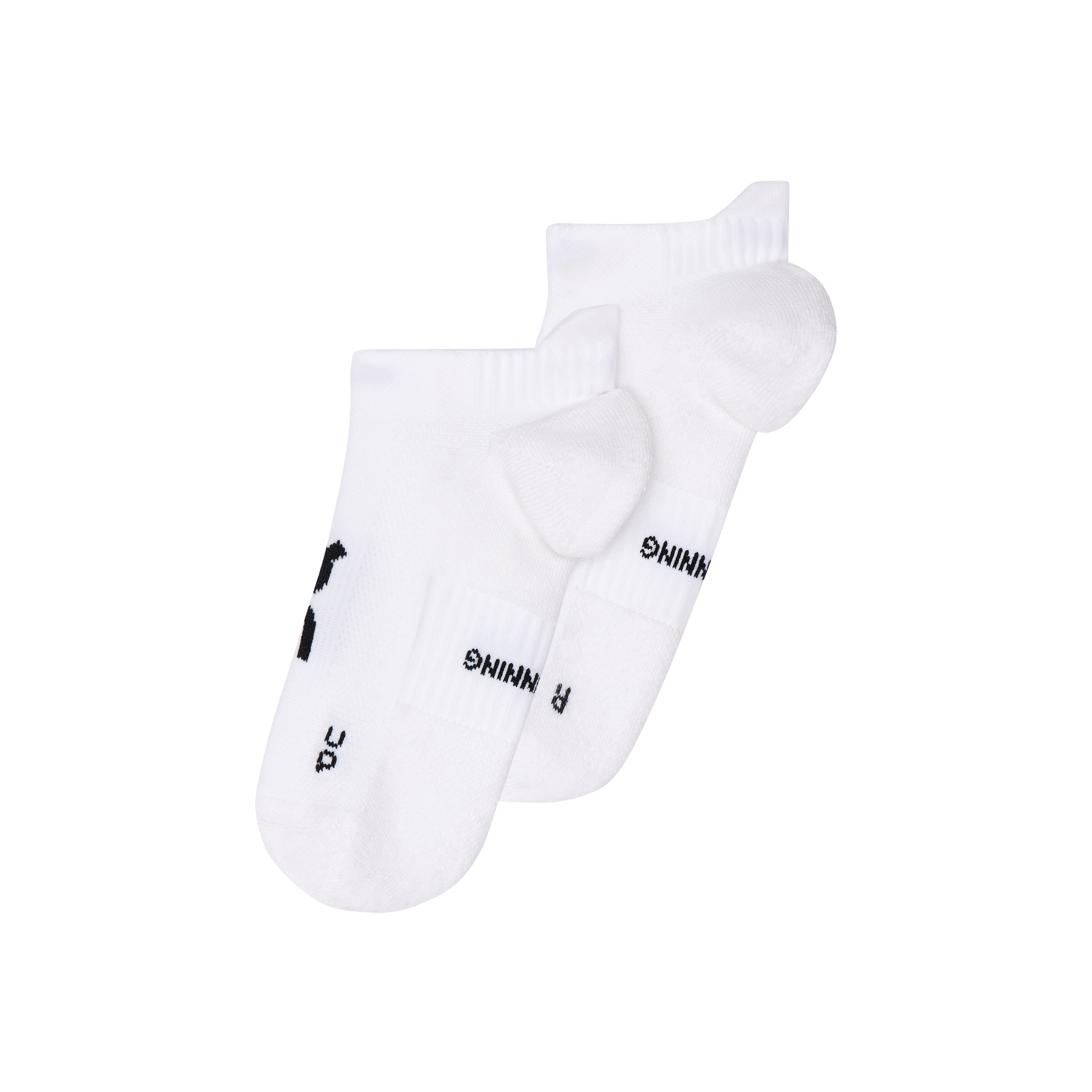 Core Run Sock Low 2P in White