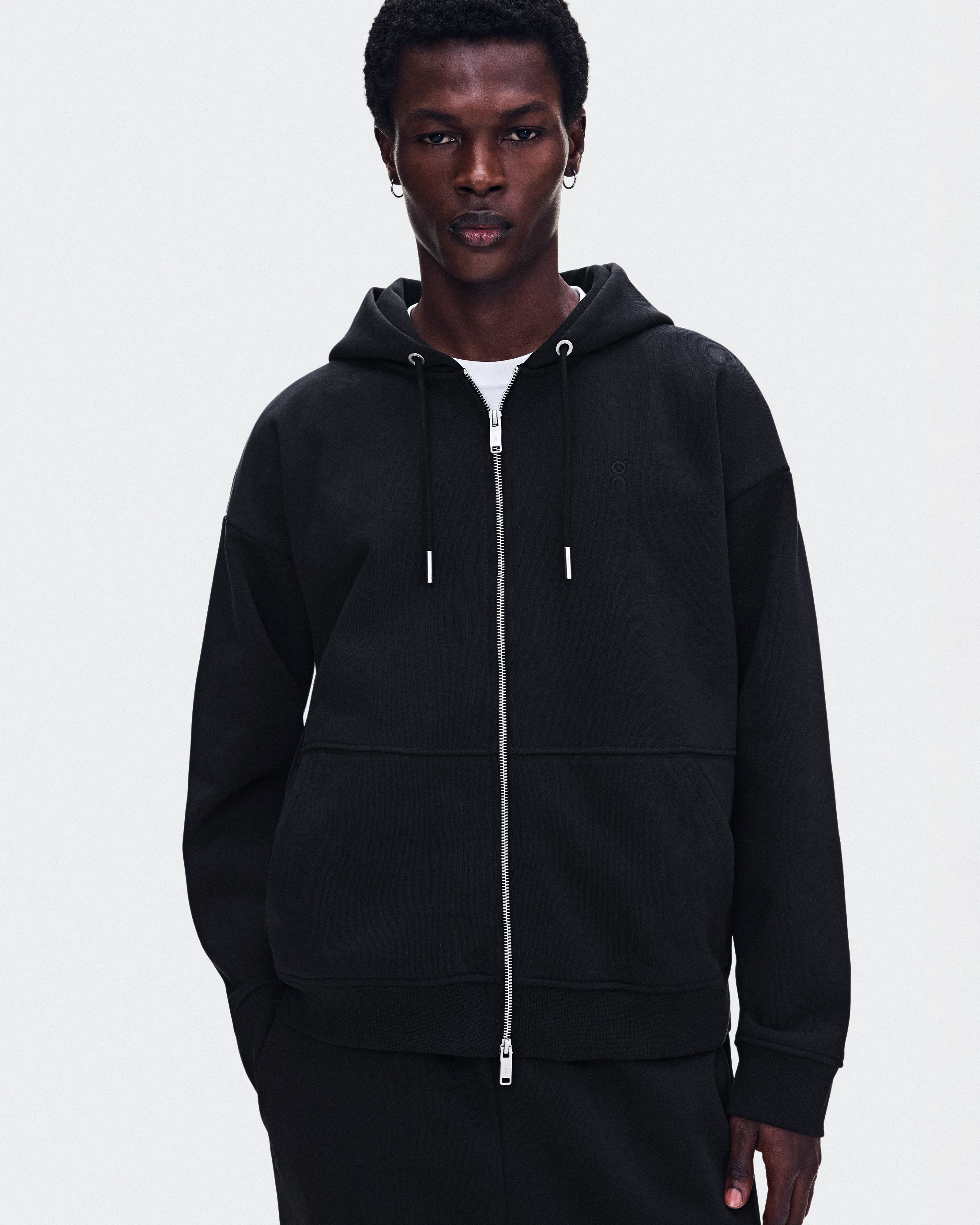 On Club Collective Full Zip Hoodie Black Men Hoodies and sweatshirts