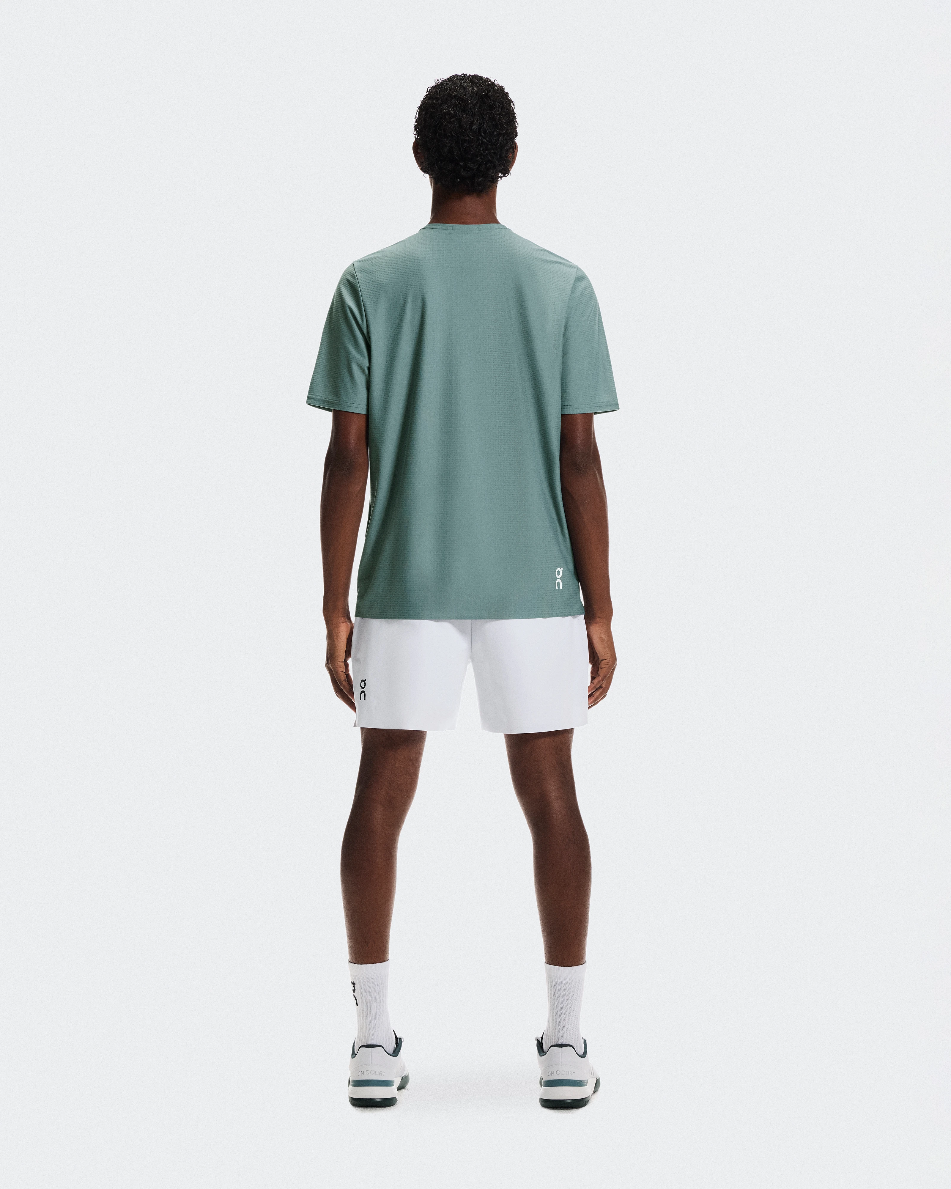 On 5" Court Shorts White Men Shorts