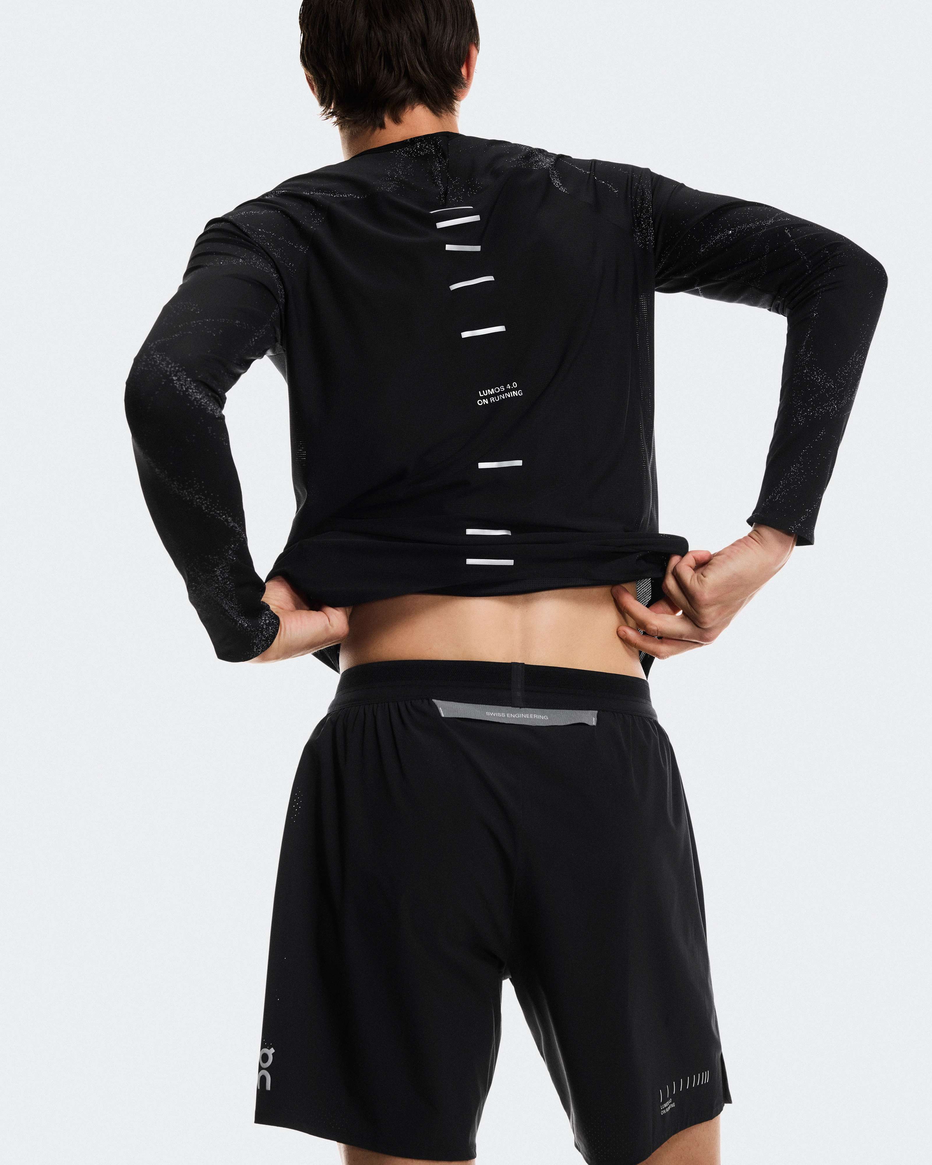 On Performance Shorts Lumos Eclipse & Black Men Shorts