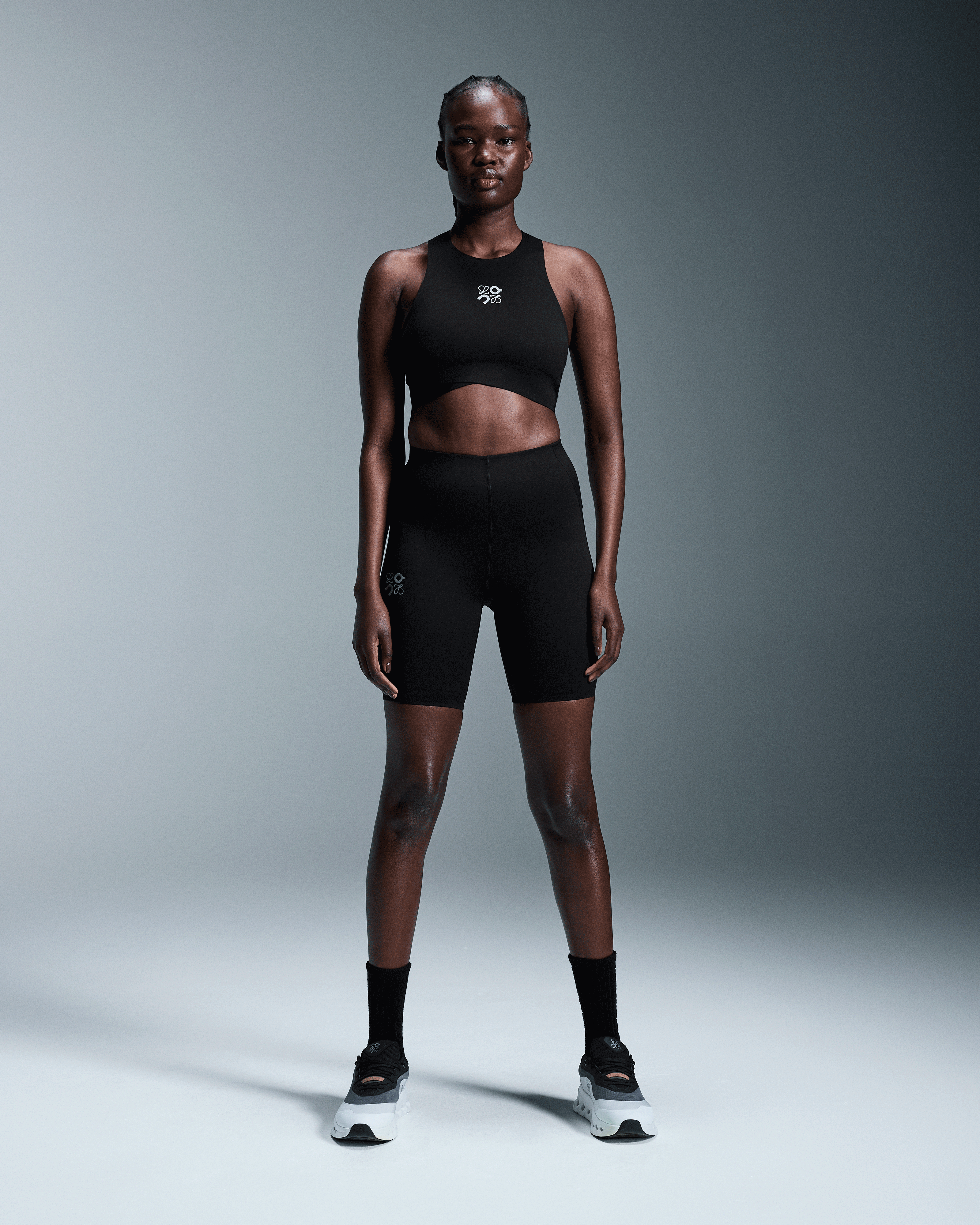On Active Shorts LOEWE Black Women Shorts