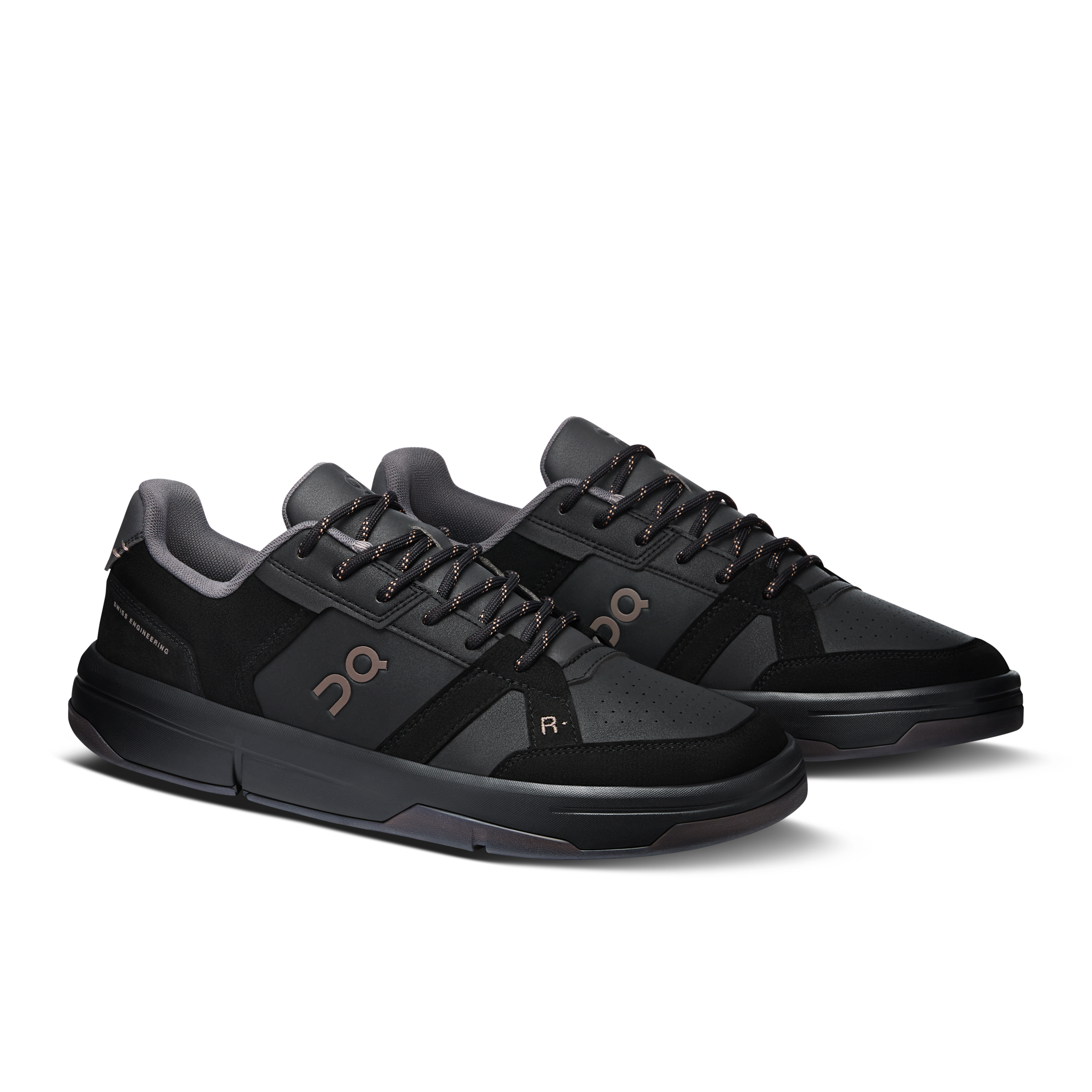 On THE ROGER Clubhouse Black & Ash Men Active life Shoes