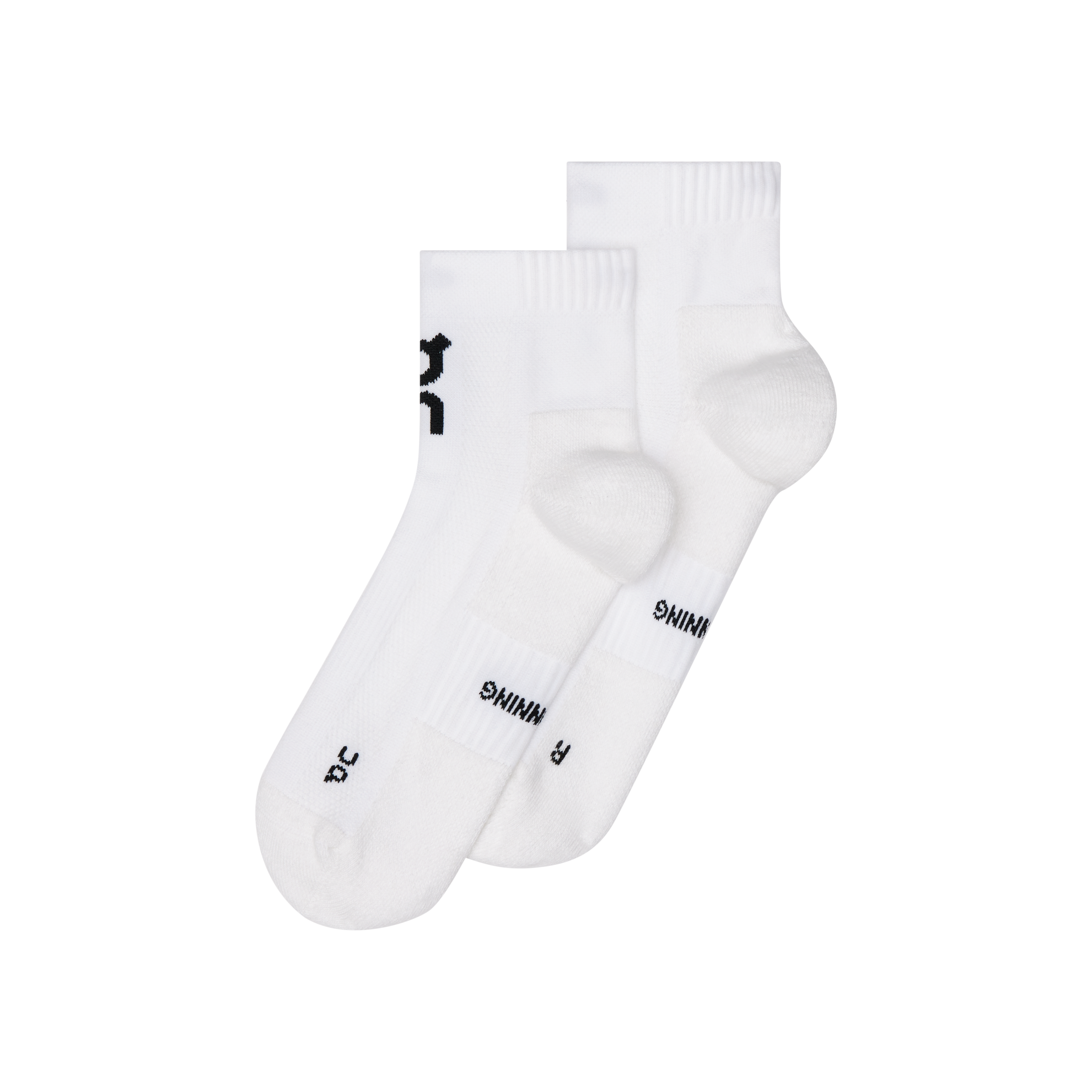 Core Run Sock Mid 2P in White