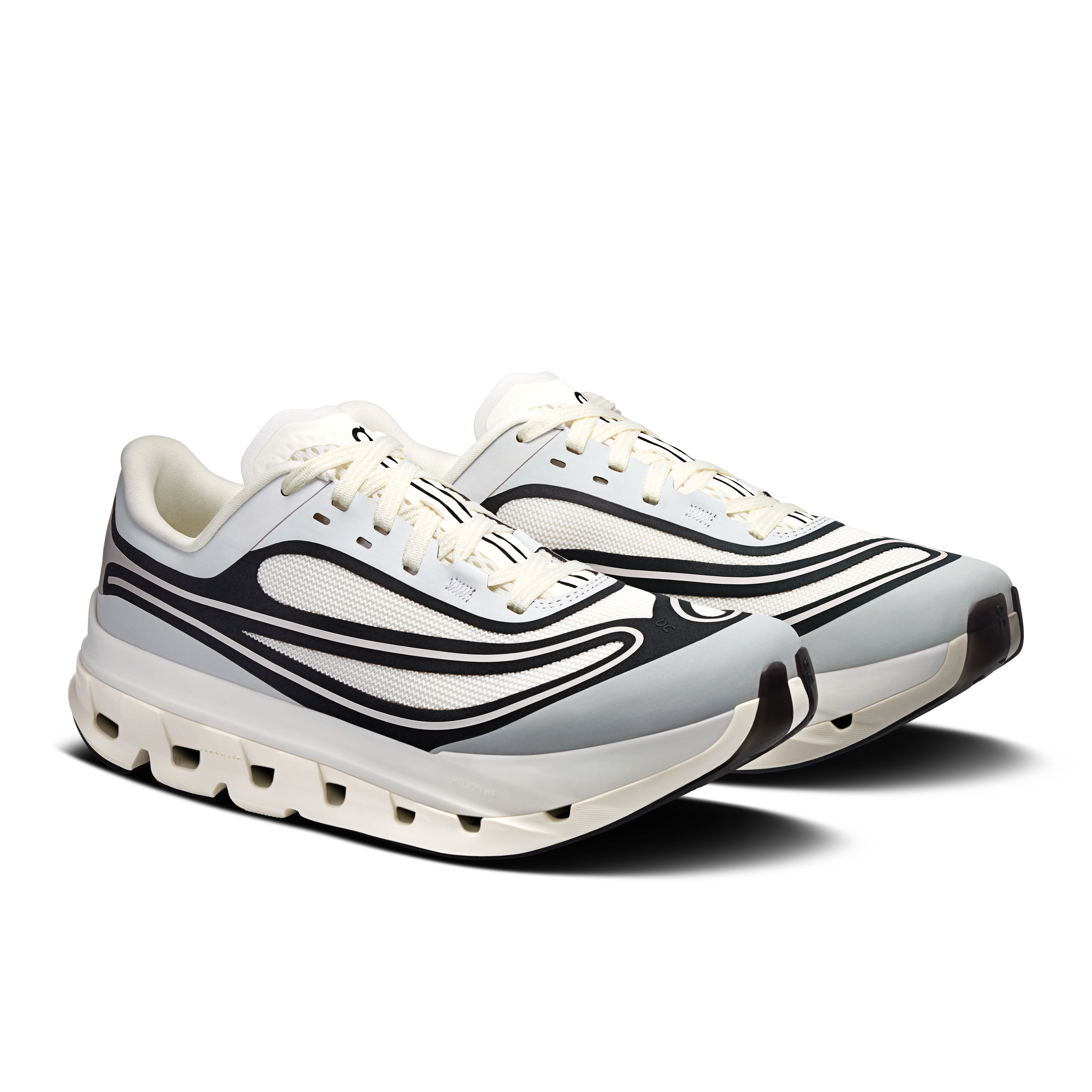 On Cloudflow 5 AD Ivory & Black Women Active life Shoes