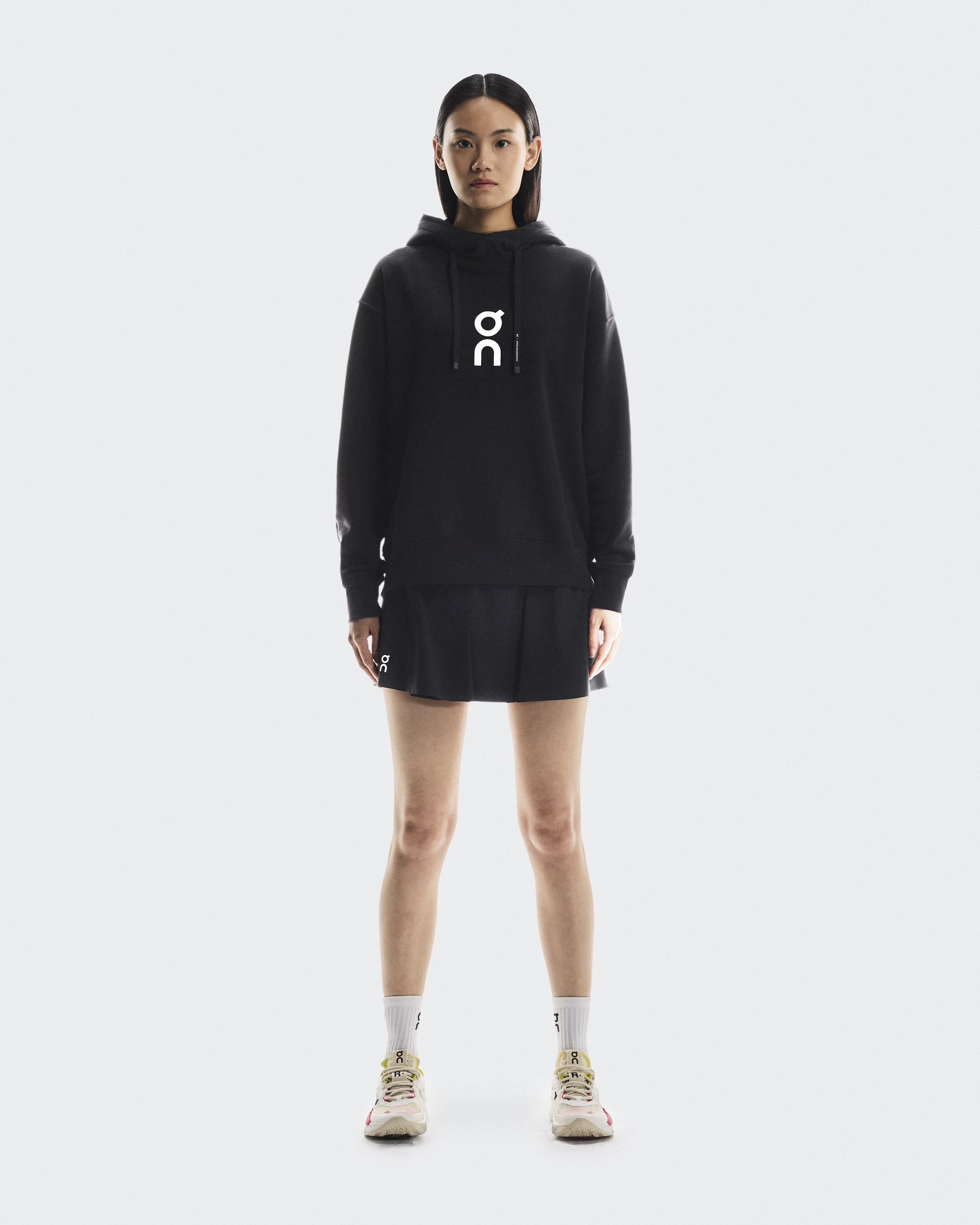 Club Hoodie Tennis in Black