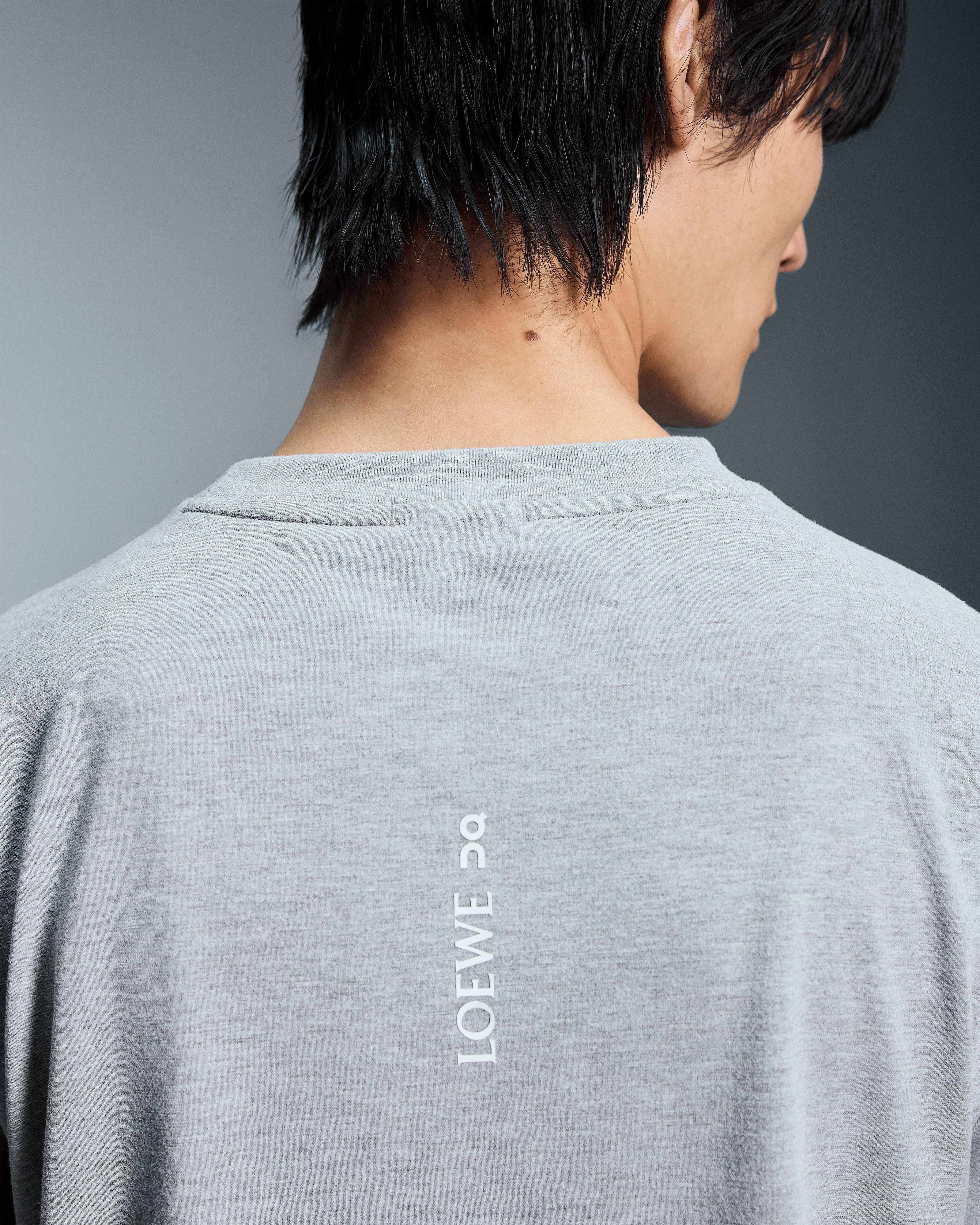 On Active T-Shirt LOEWE Grey Melange Men Tops and t-shirts