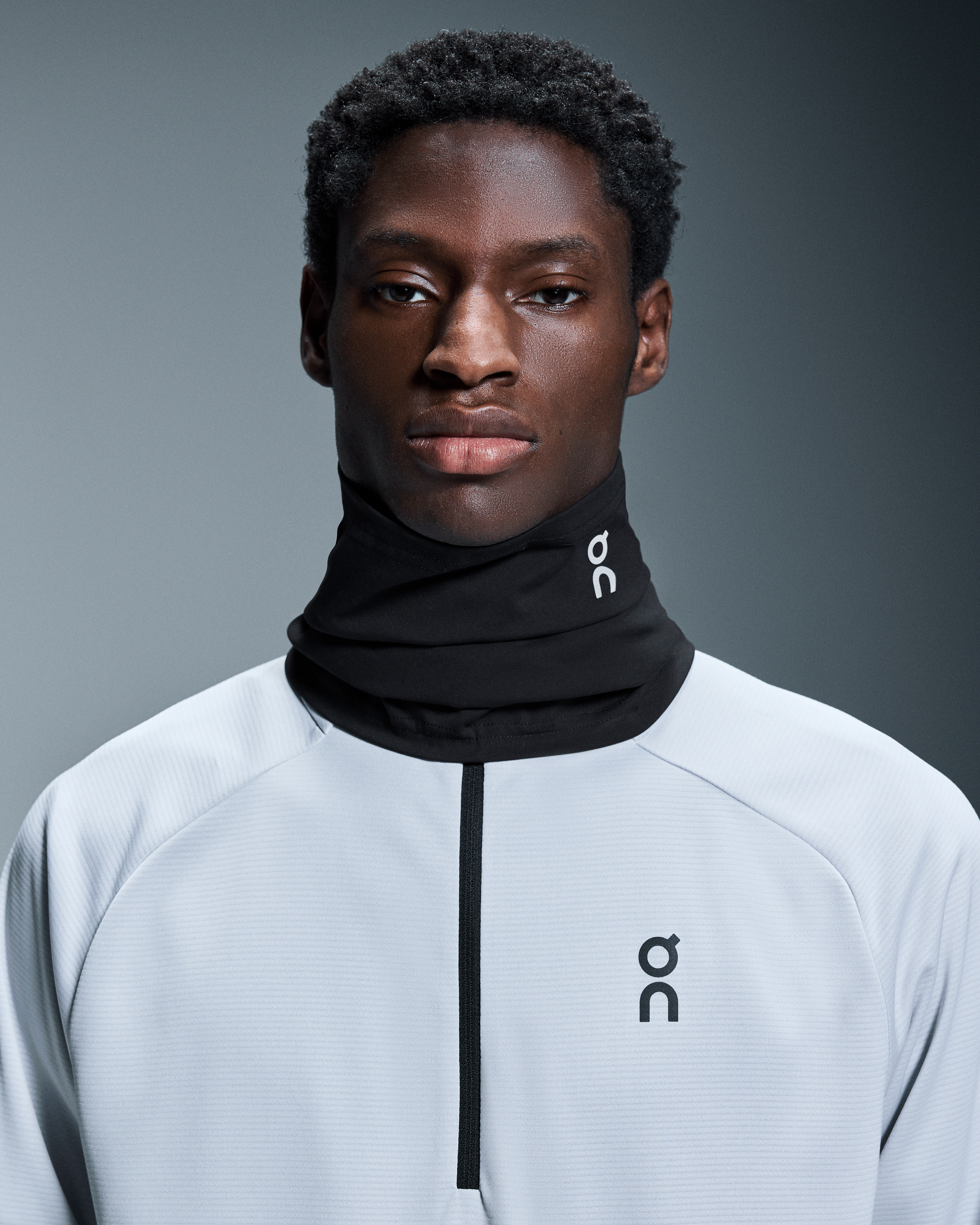 On Core Neck Gaiter Black Unisex Scarves and neck gaiters