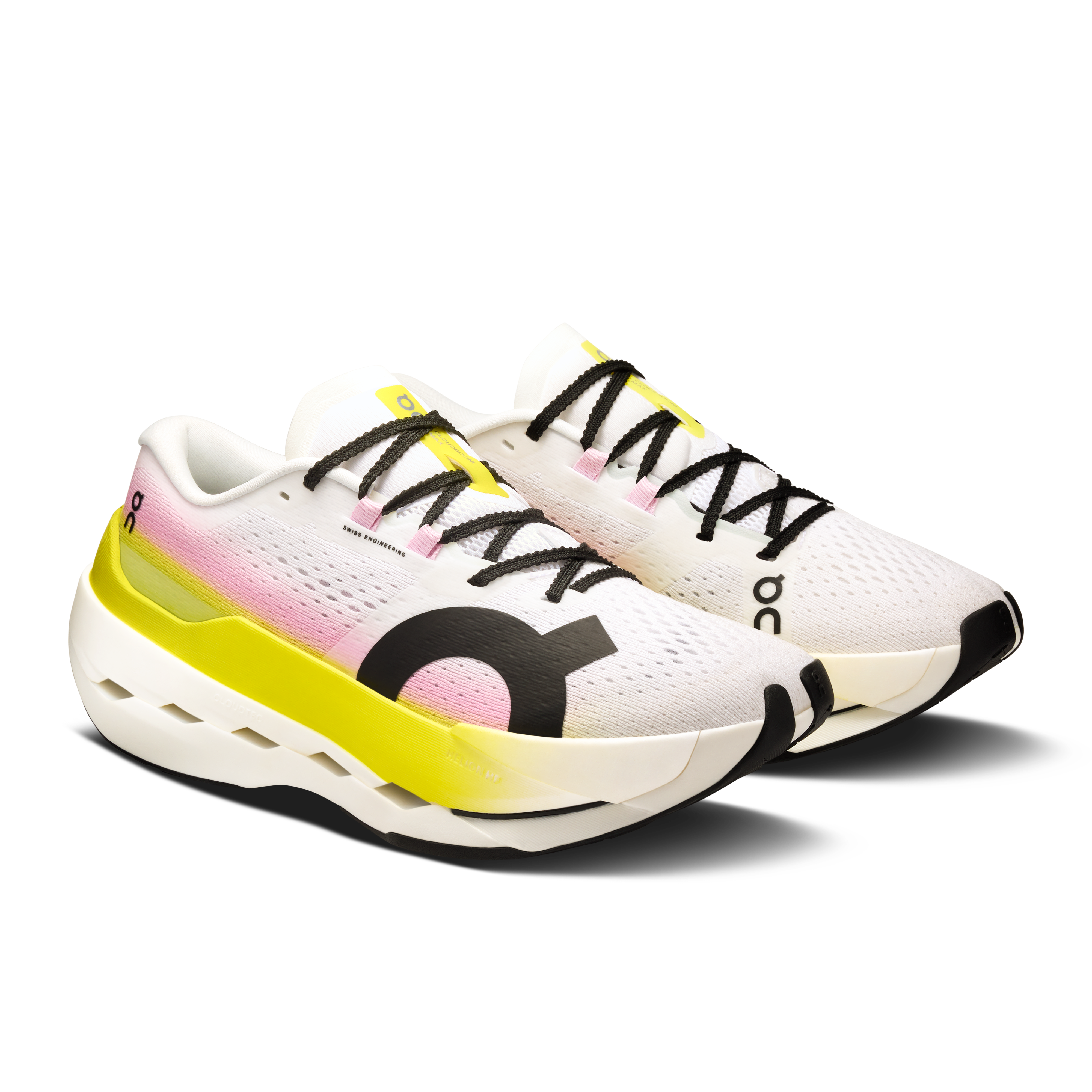 On Cloudboom Max Lime & Raspberry Women Road running Shoes