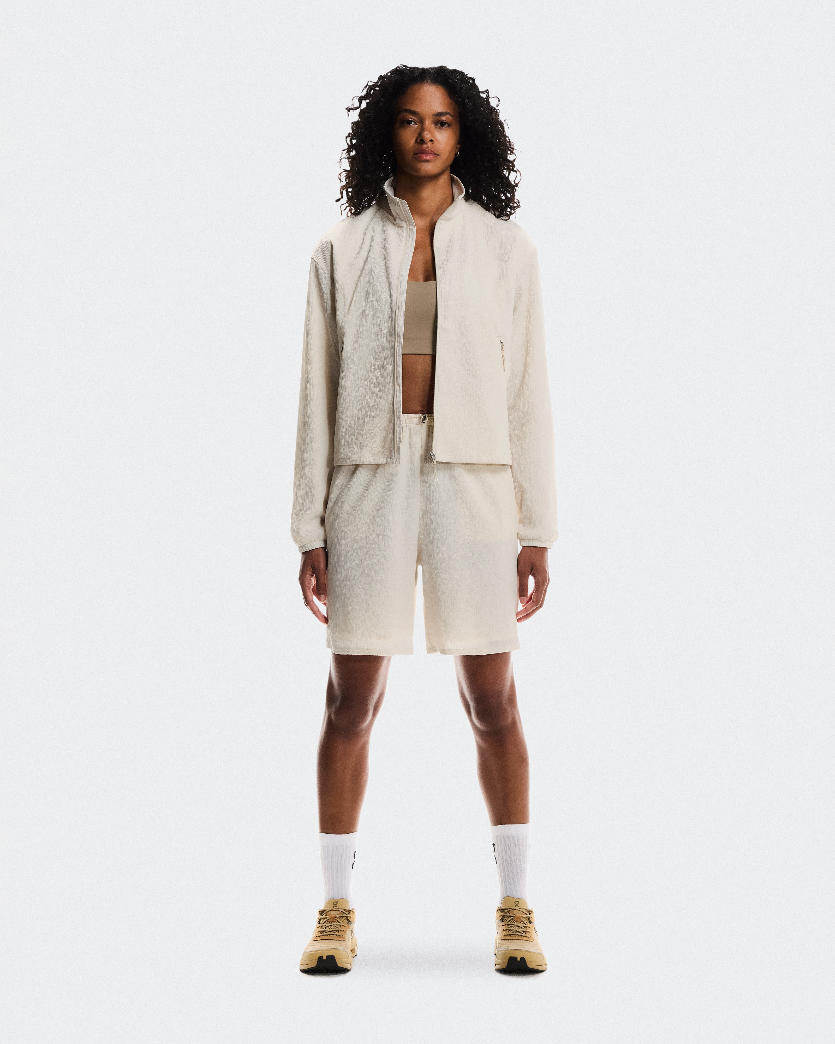 On Track Jacket Cream Women Jackets