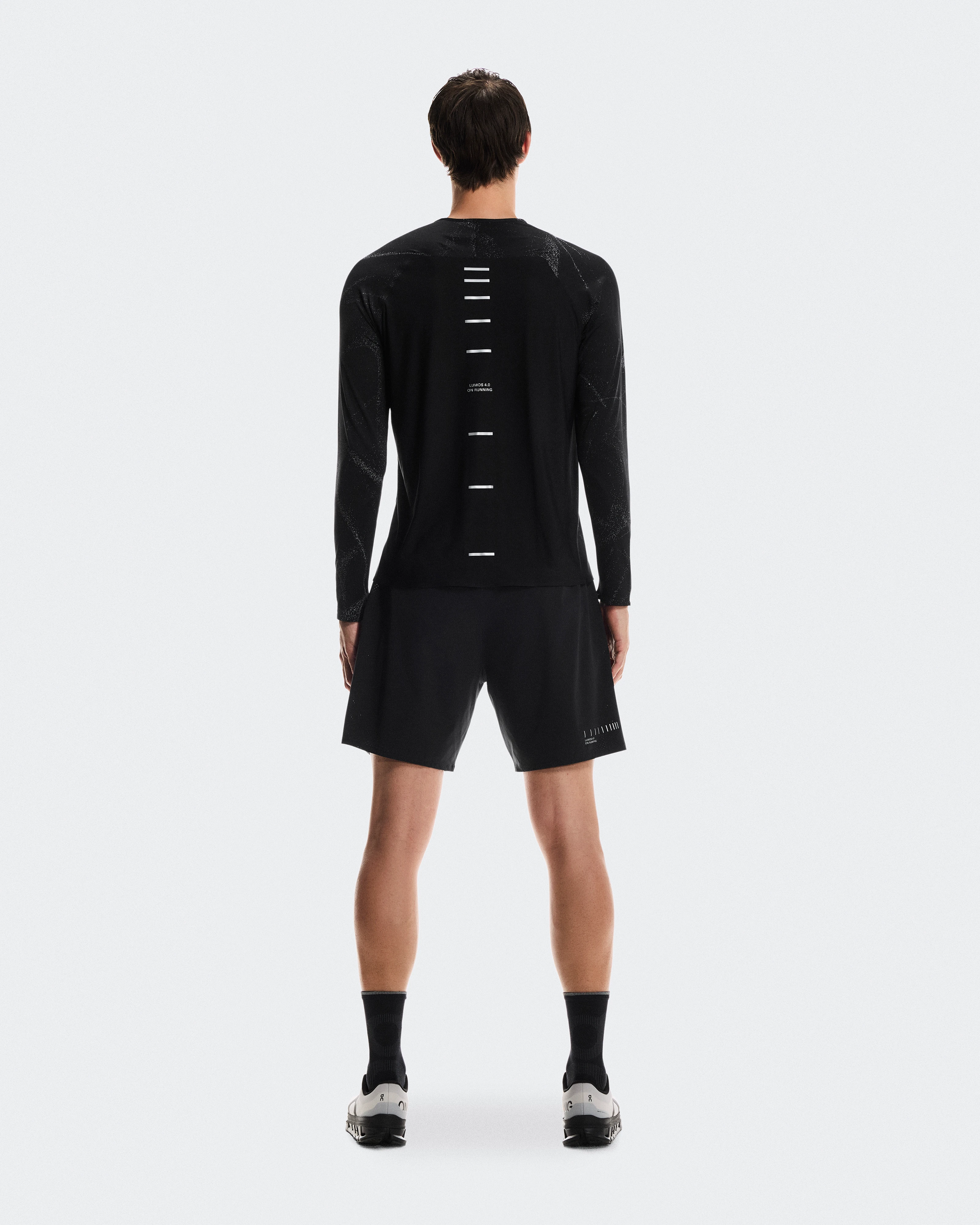On Performance Long-T Lumos Black Men Tops and t-shirts
