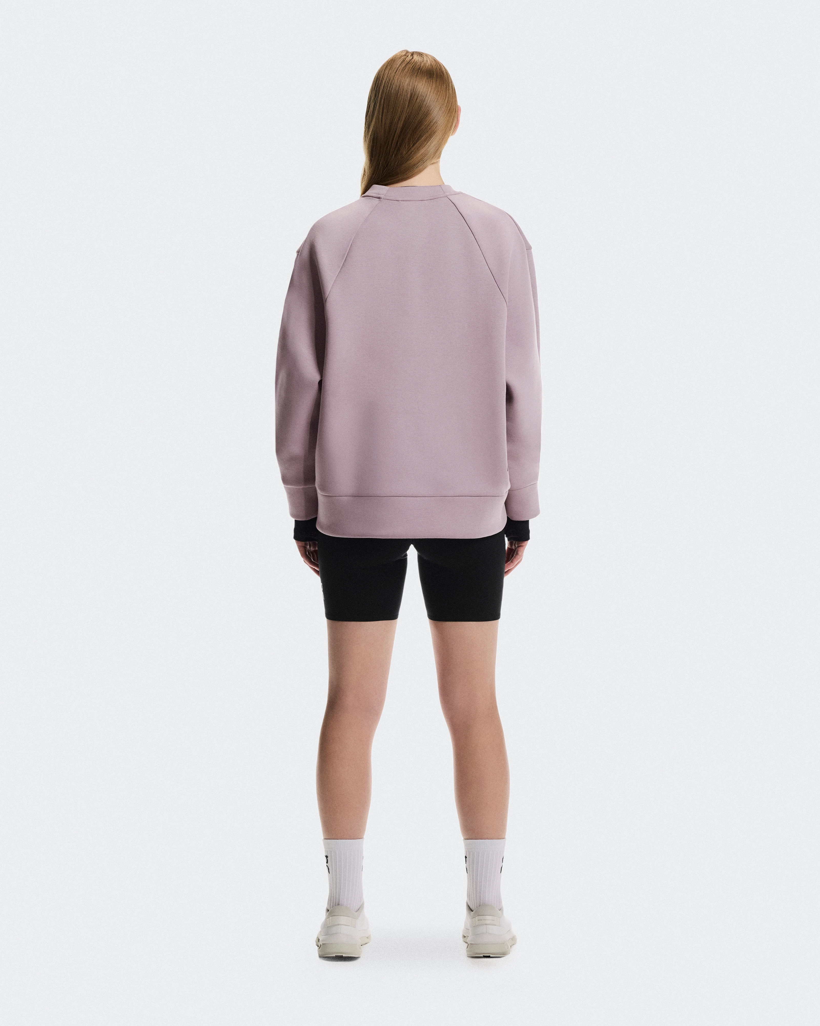 On Focus Tech Crew Heron Women Hoodies and sweatshirts