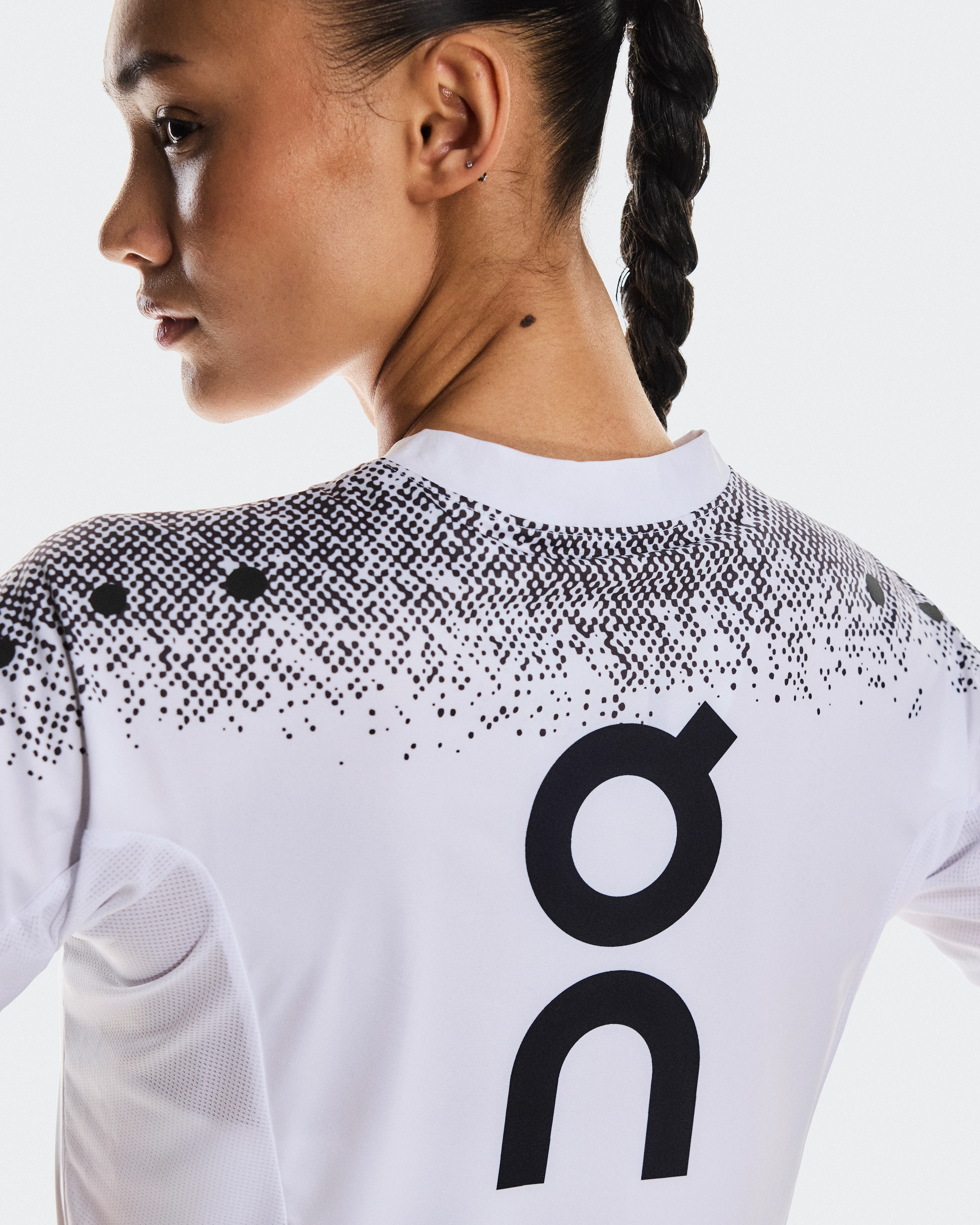 On Ultra-T White & Iron Women Tops and t-shirts