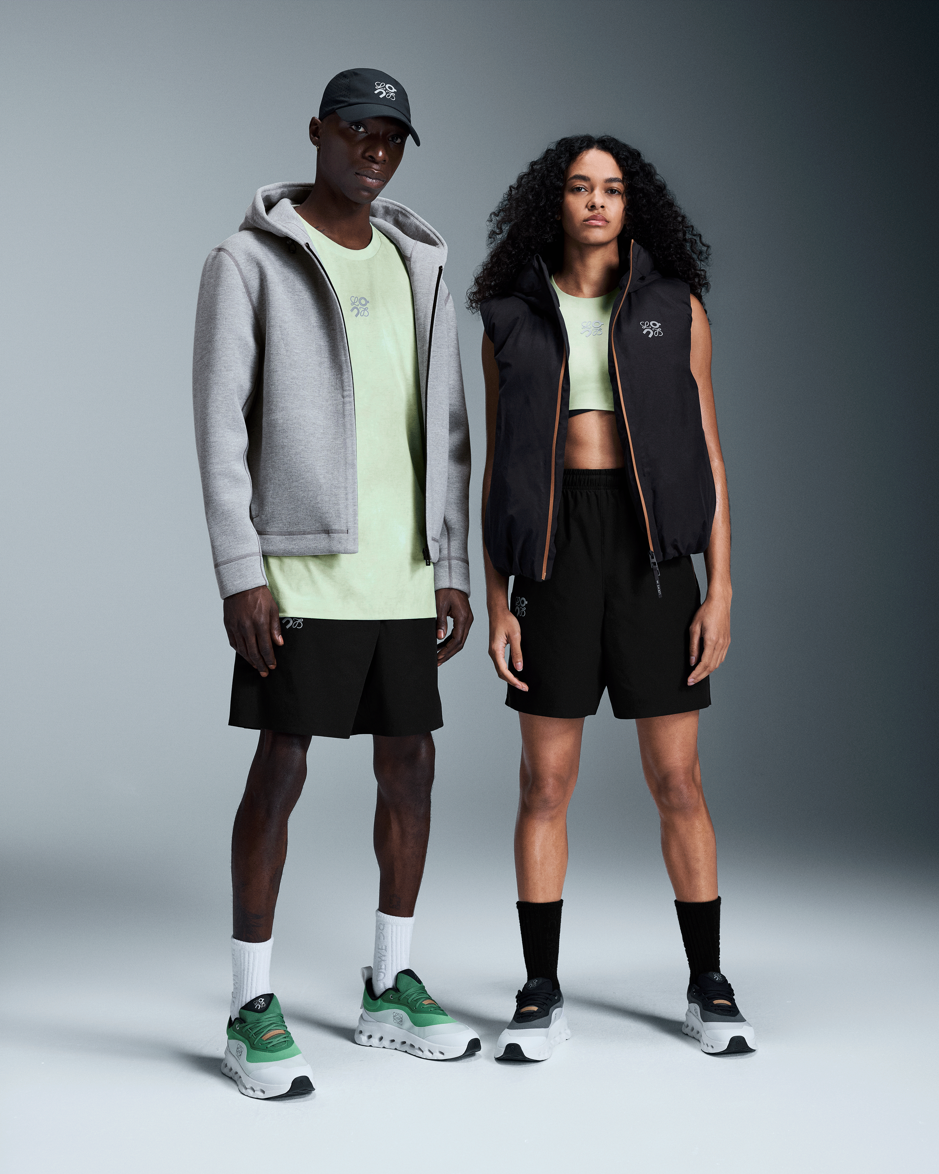 On Mid Length Shorts LOEWE Black Unisex Shorts