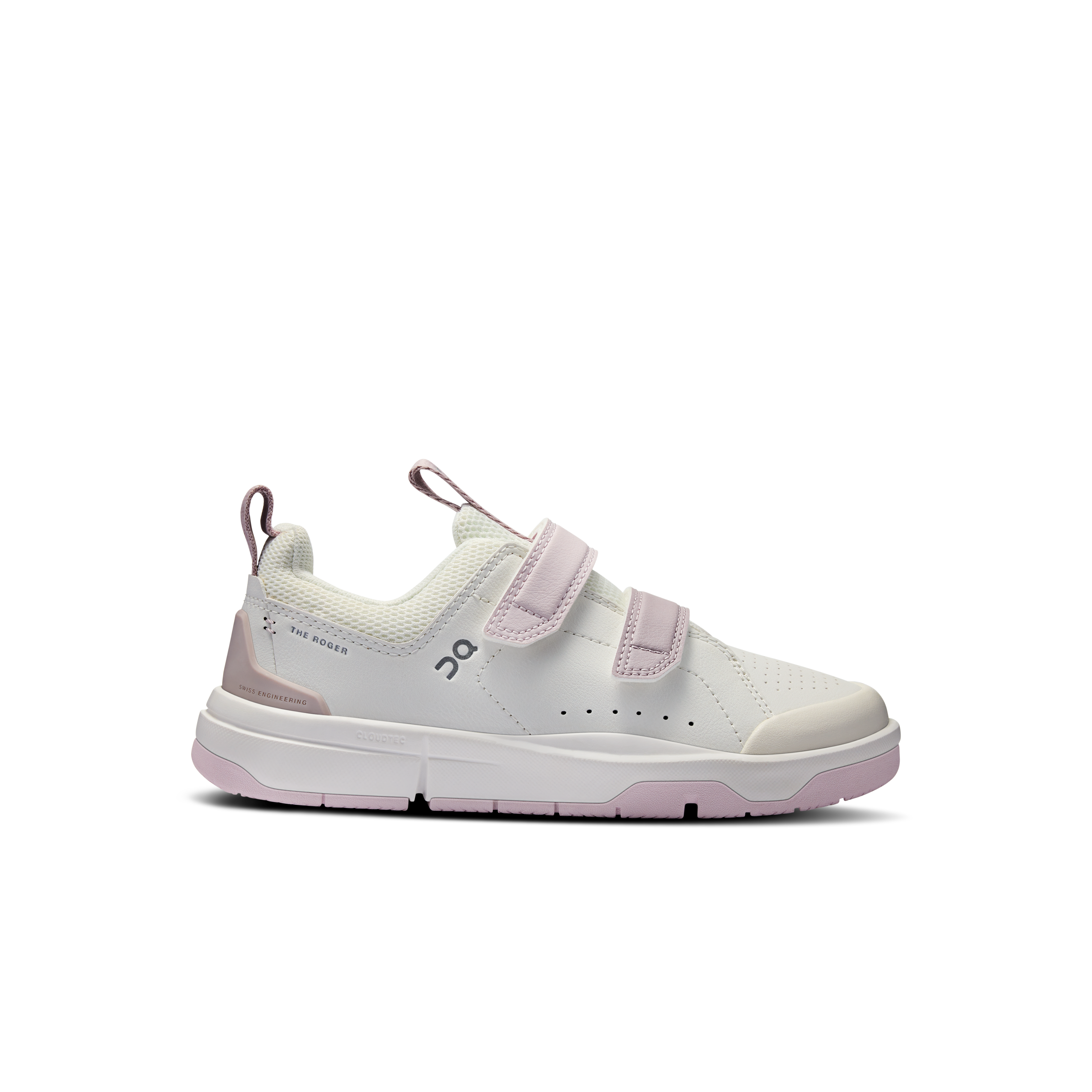 THE ROGER Kids Lifestyle Shoe in Ivory/Orchid