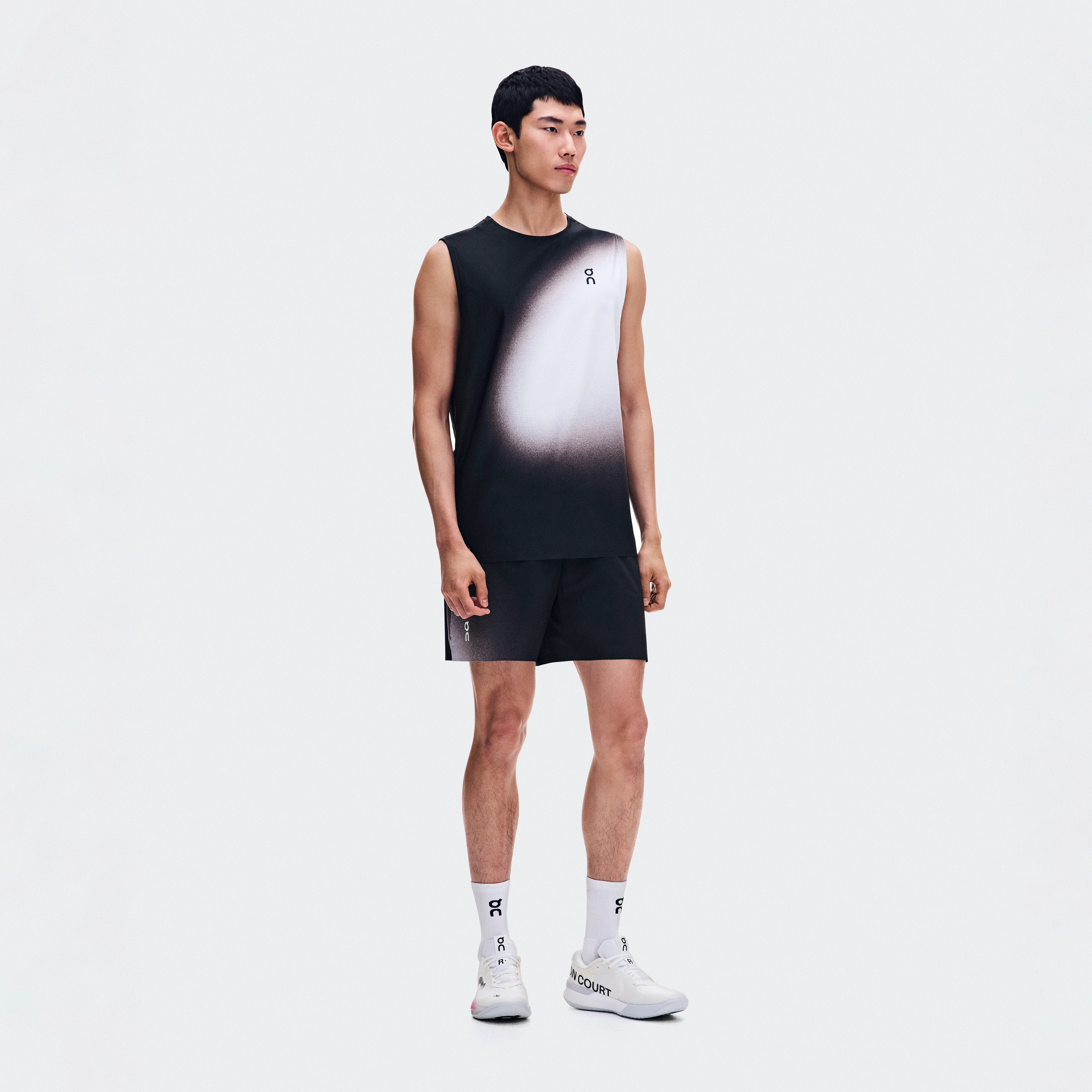 On 5" Court Shorts Swing Black & Mulberry Men – Tennis, racket sports Shorts Tennis
