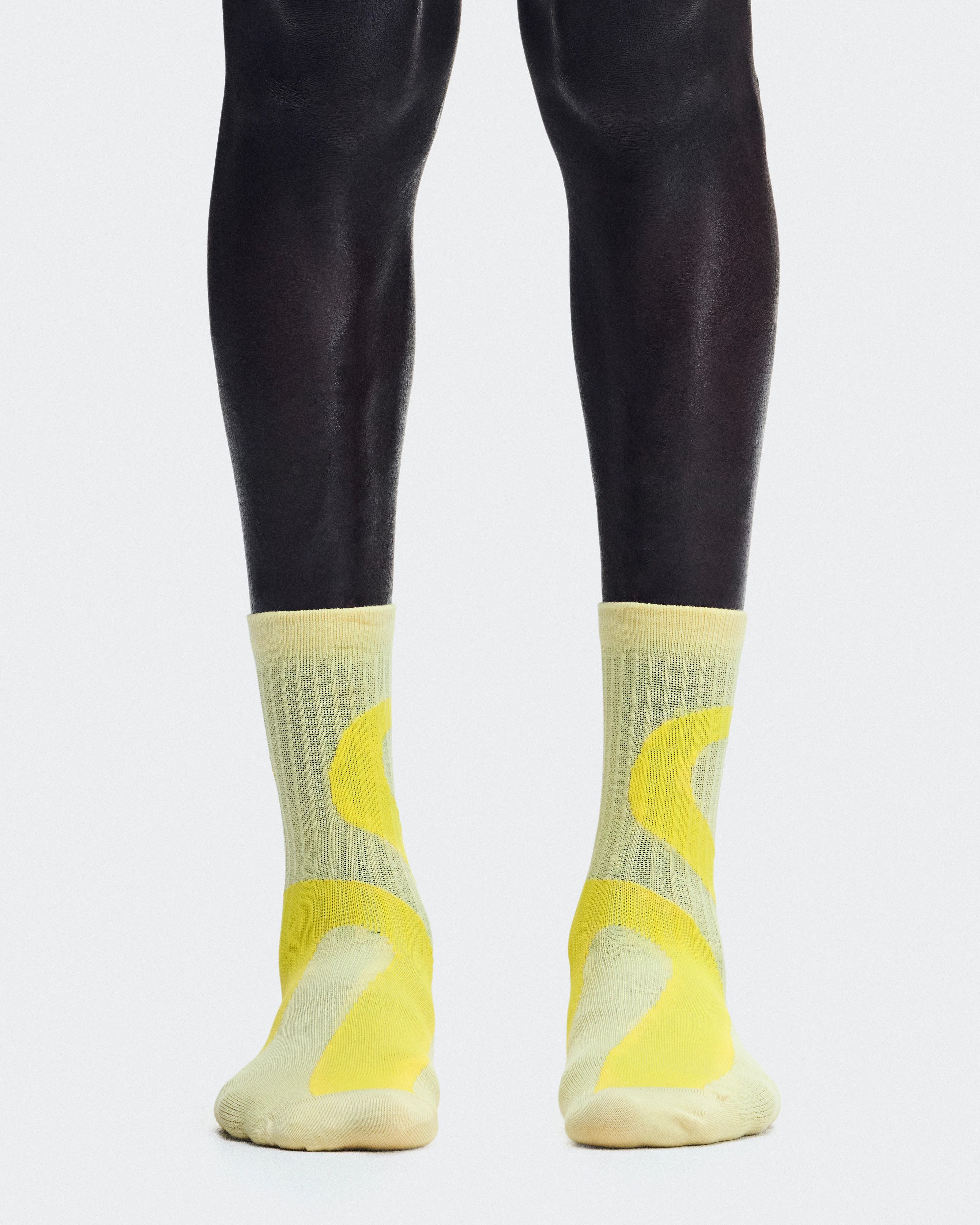 On Liquid Logo Sock High 2P Aconite & Endive Unisex Socks