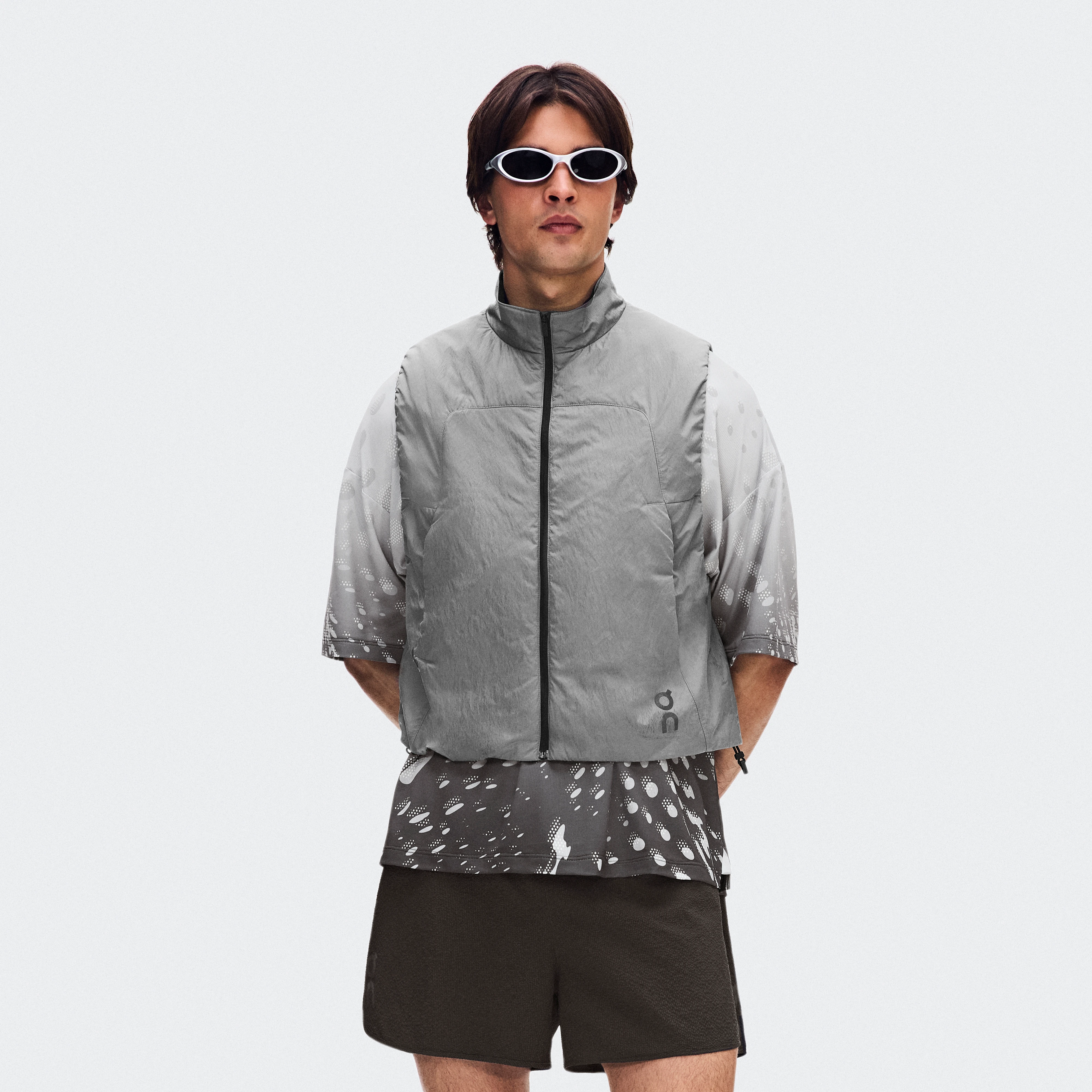 On Performance Volt Vest Glacier Men – Running, training Jackets