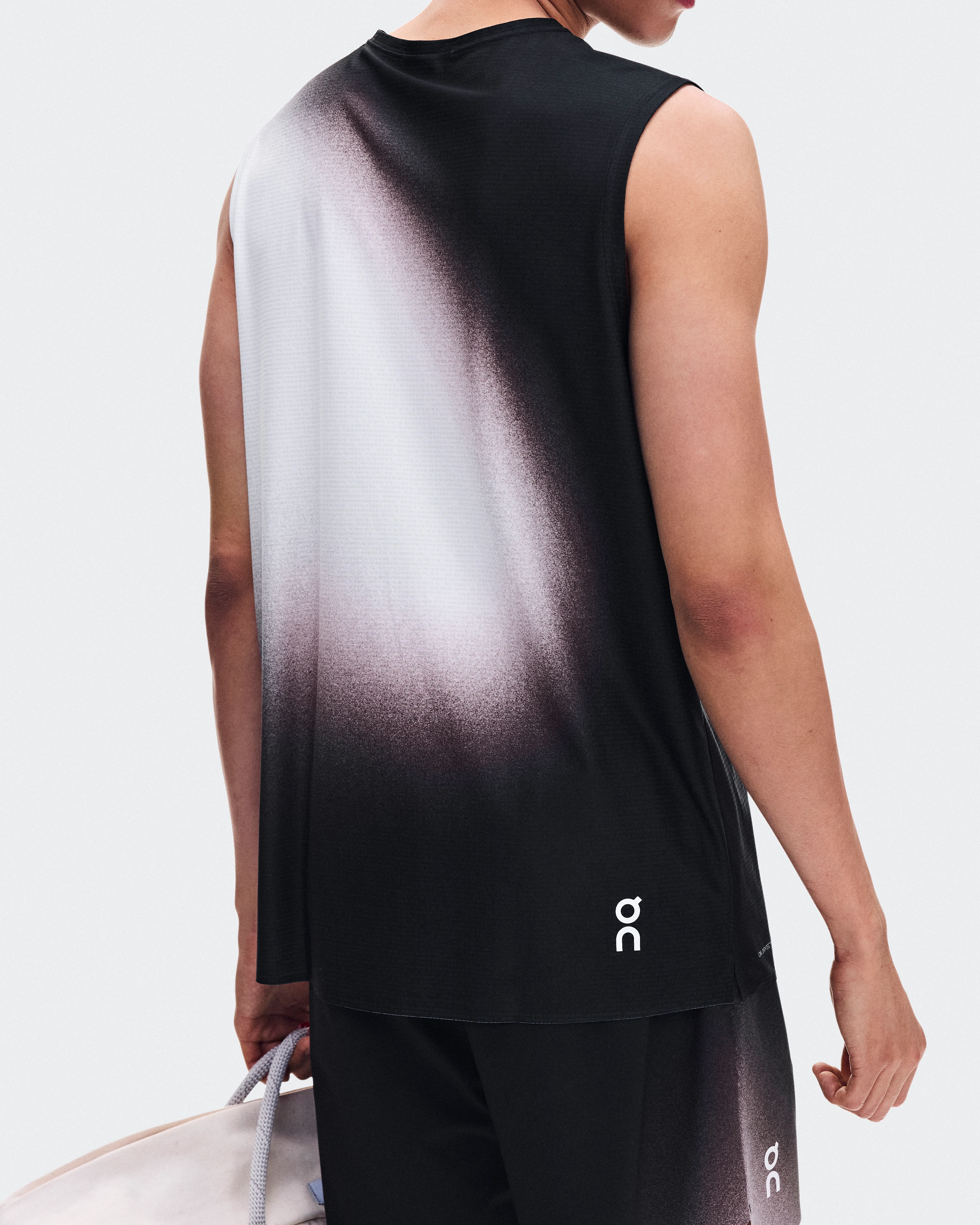 On Court Tank Swing Black & Mulberry Men Tops and t-shirts