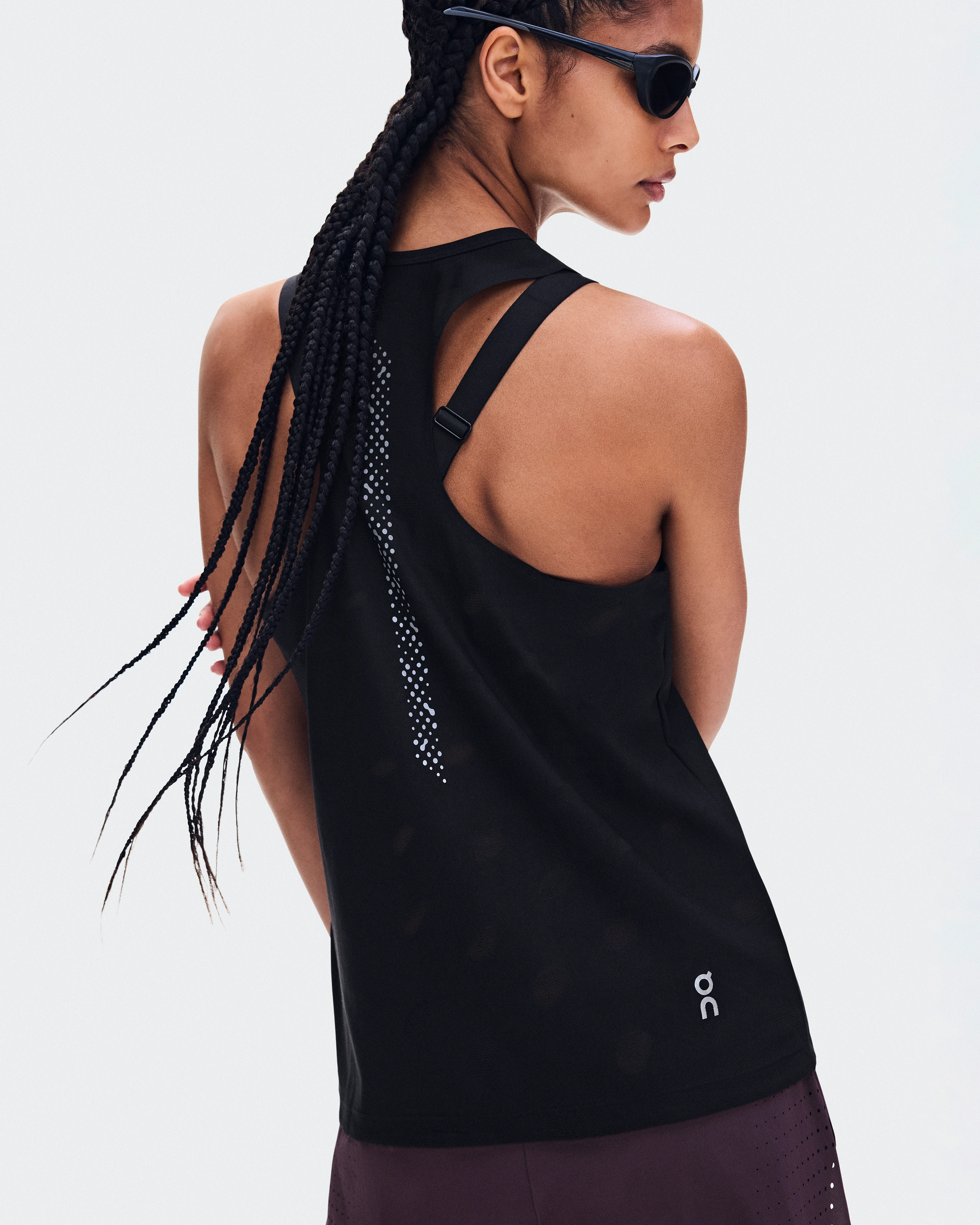 On Zero Tank Breathe Black Women Tops and t-shirts