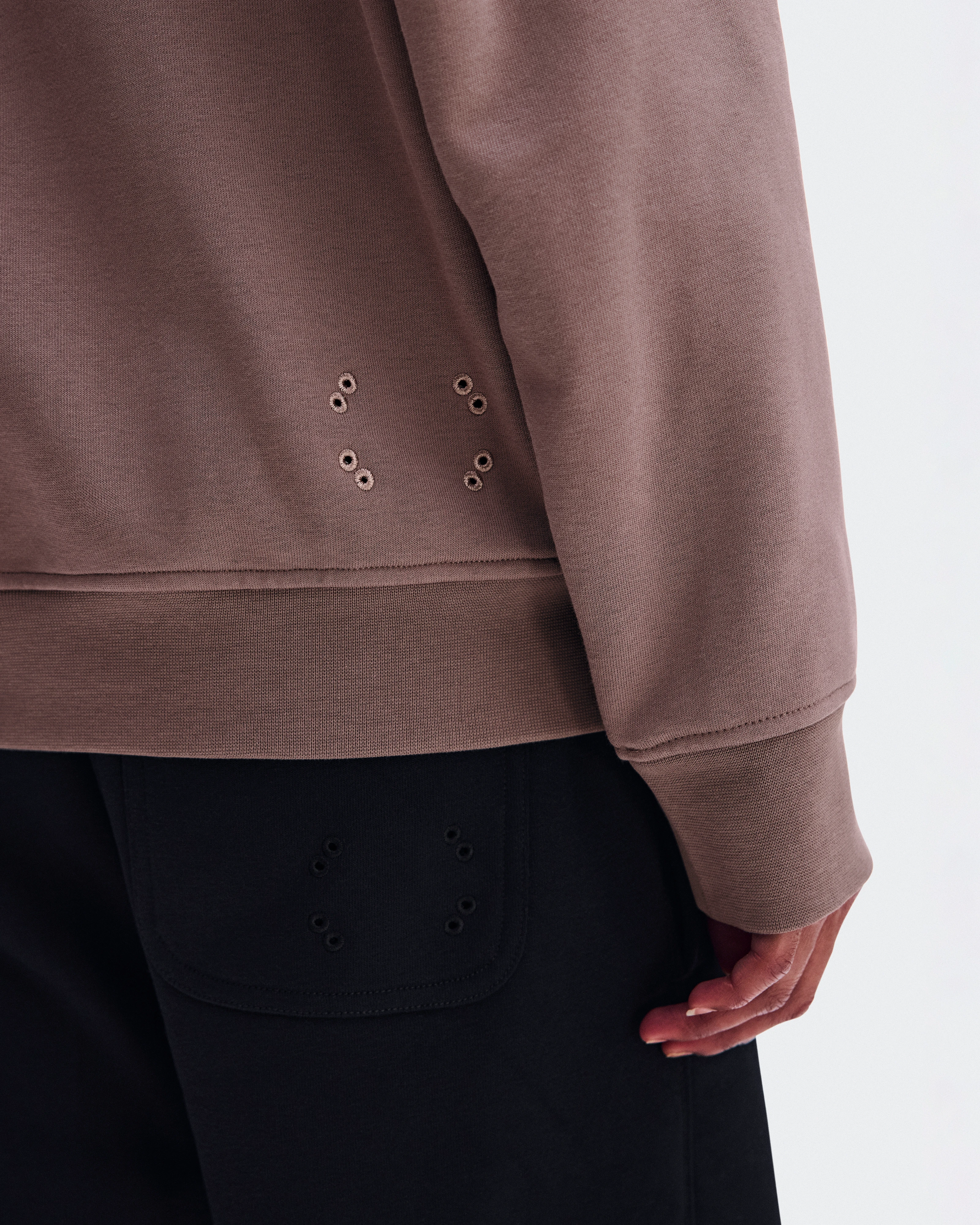 On Club Collective 1/4 Zip Clove Women Hoodies and sweatshirts