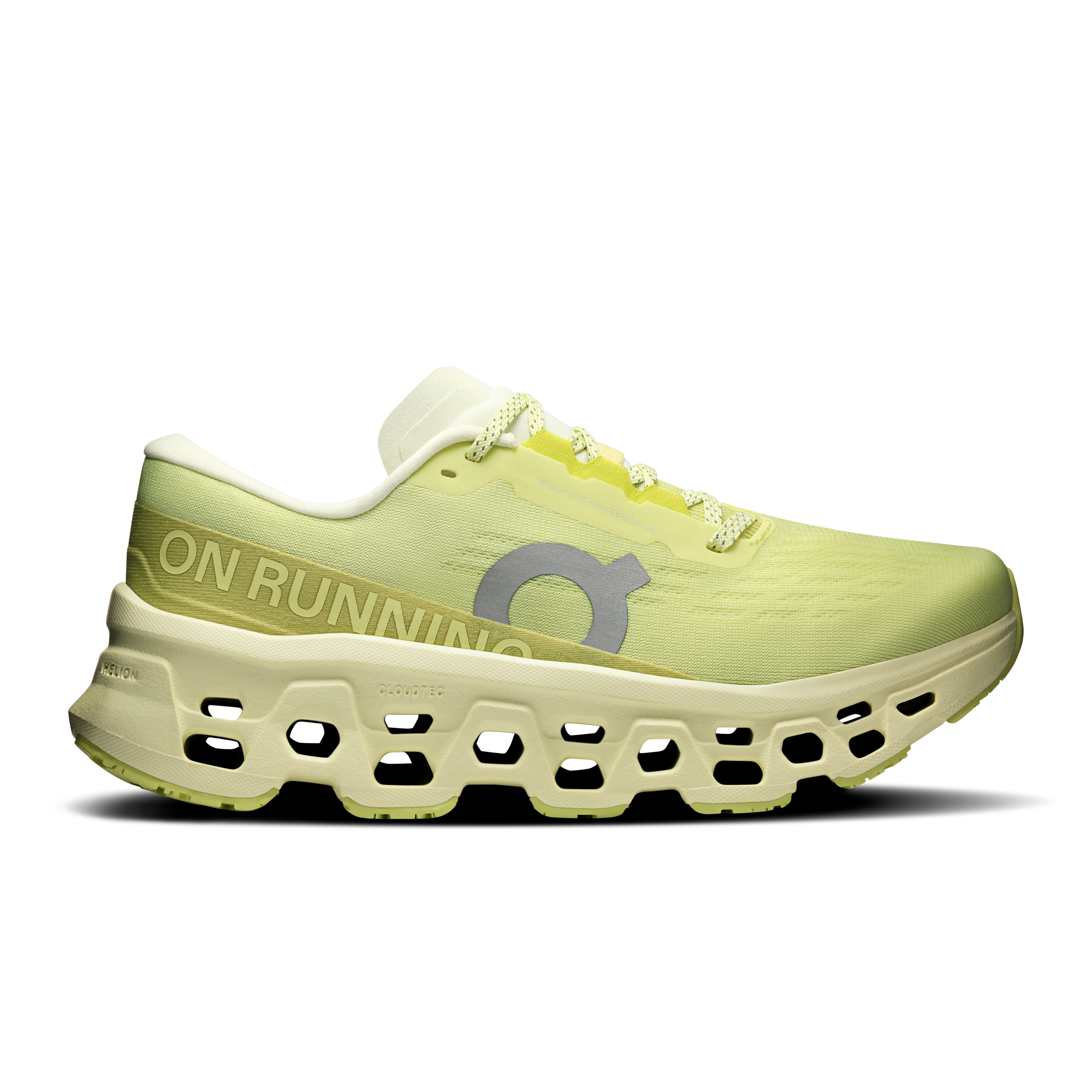 On Cloudmonster 3 Limelight & Seedling Women – Everyday running, responsive ride Shoes