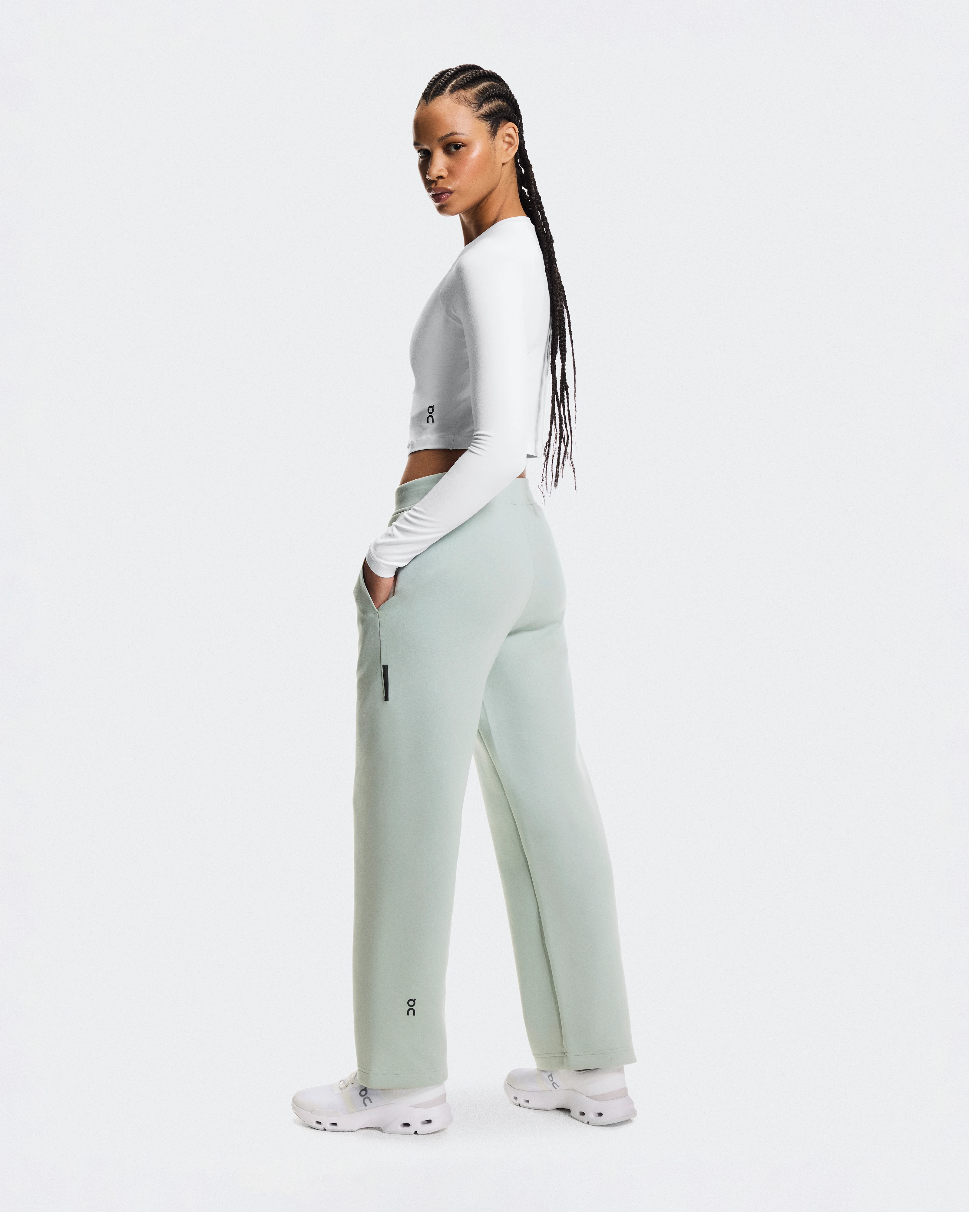 On Focus Tech Sweatpants Mineral Women Pants