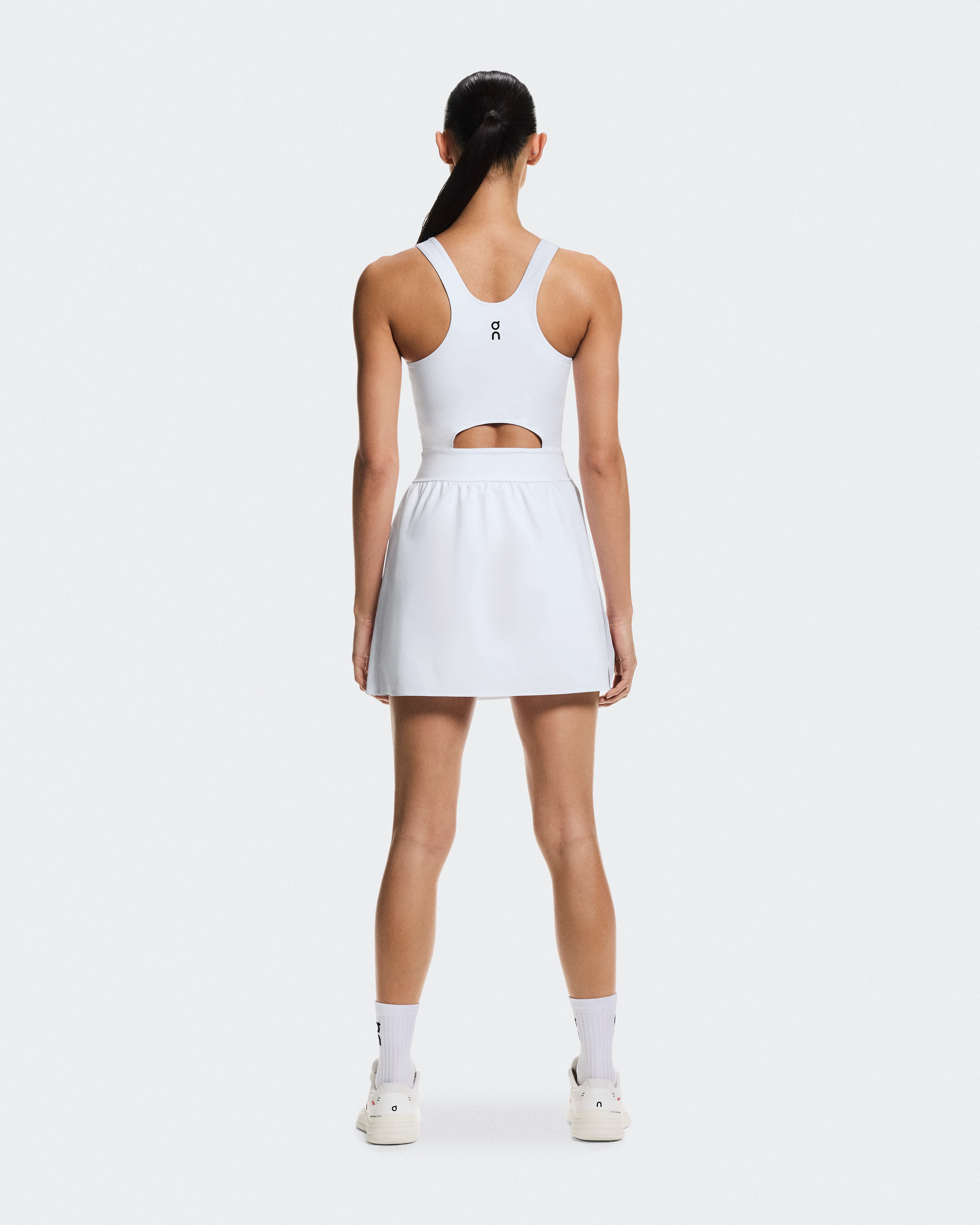 On Court Dress Split White Women Dresses