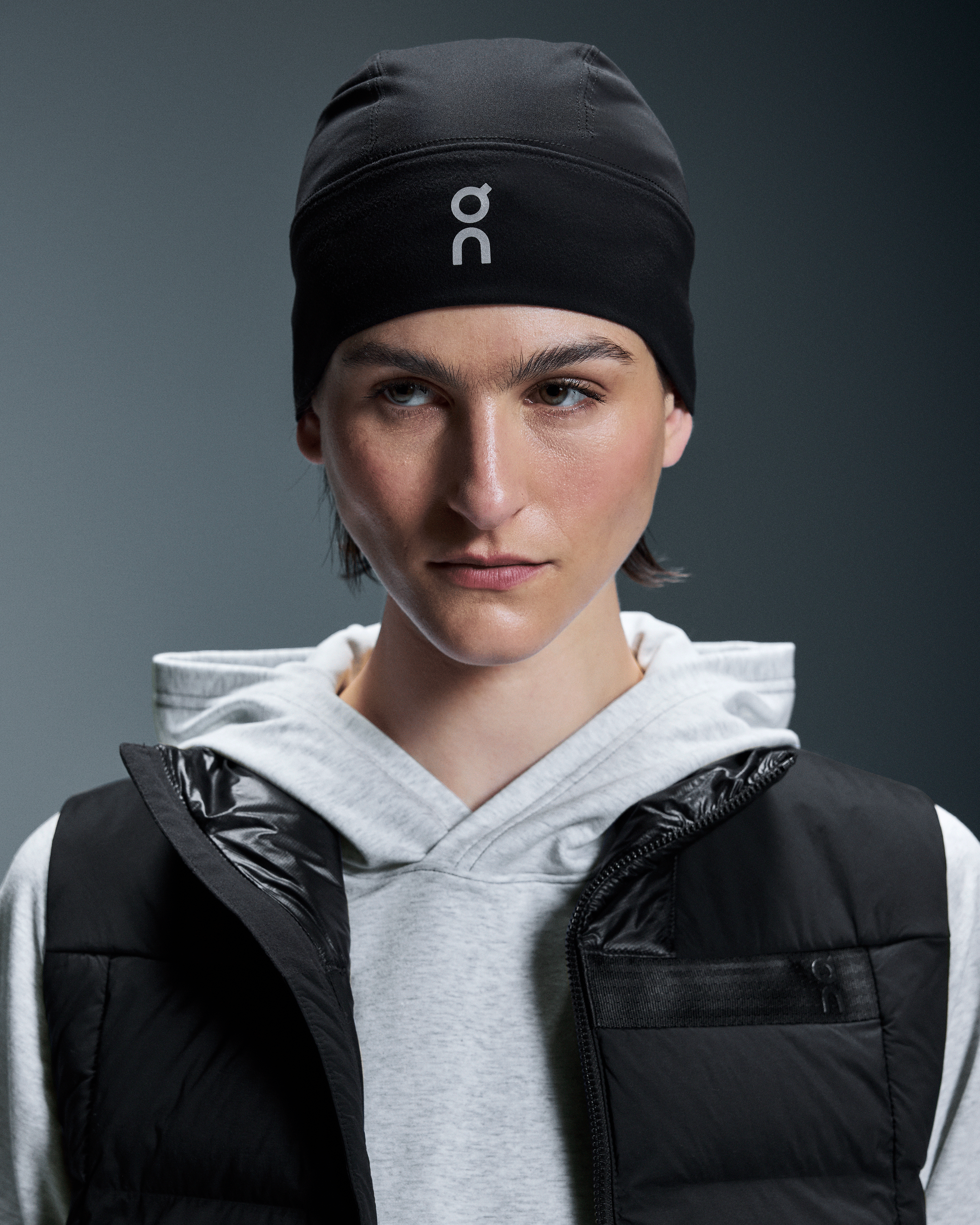 On Core Beanie Black Unisex Headwear