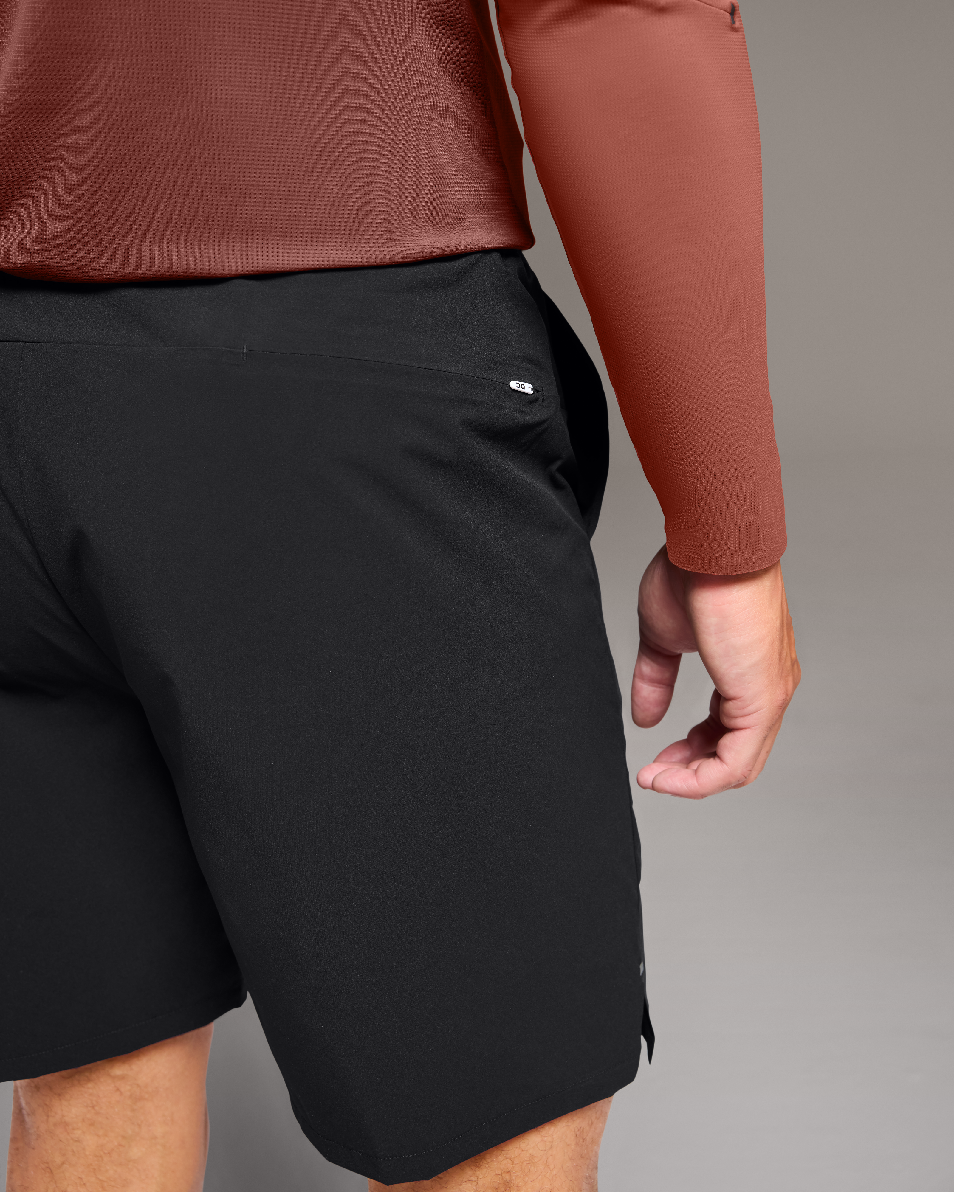 On Performance Hybrid Short Black Men Shorts