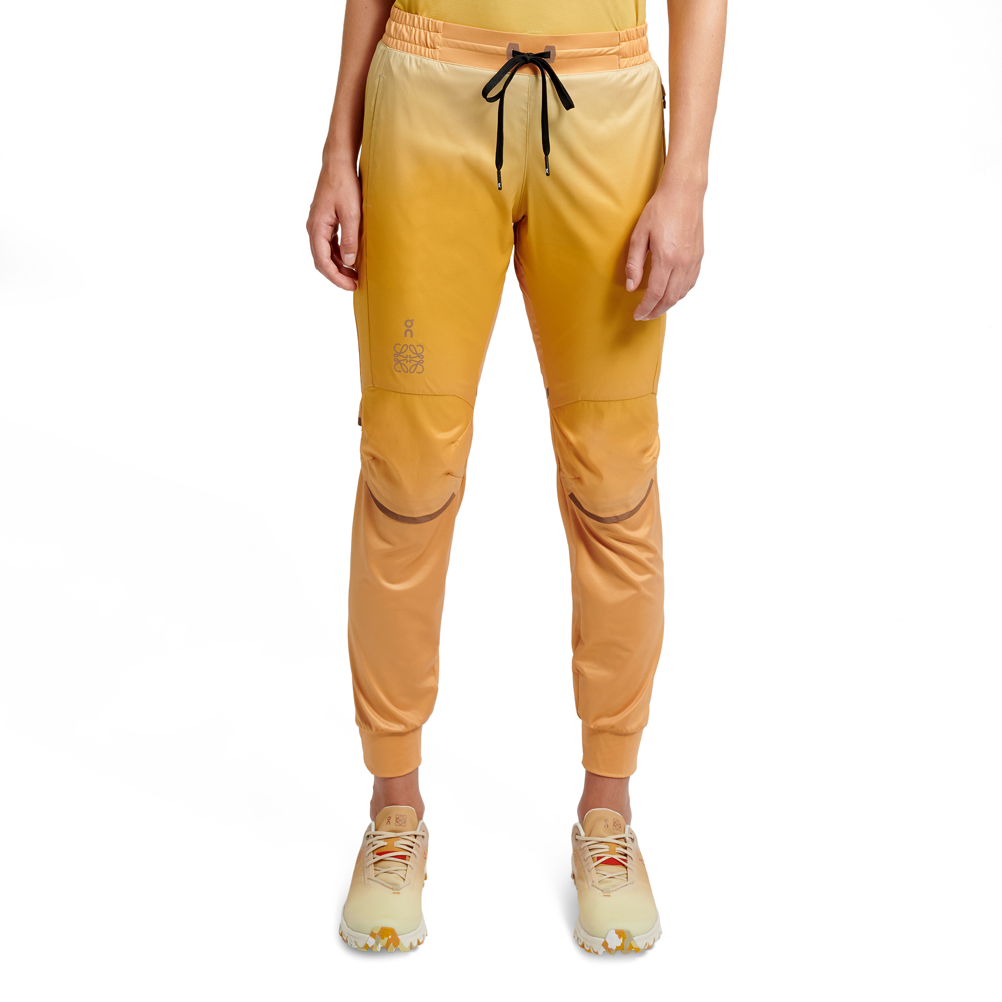 On Running Pants LOEWE Gradient Orange Women – Wind- and waterproof, full coverage, adjustable Pants