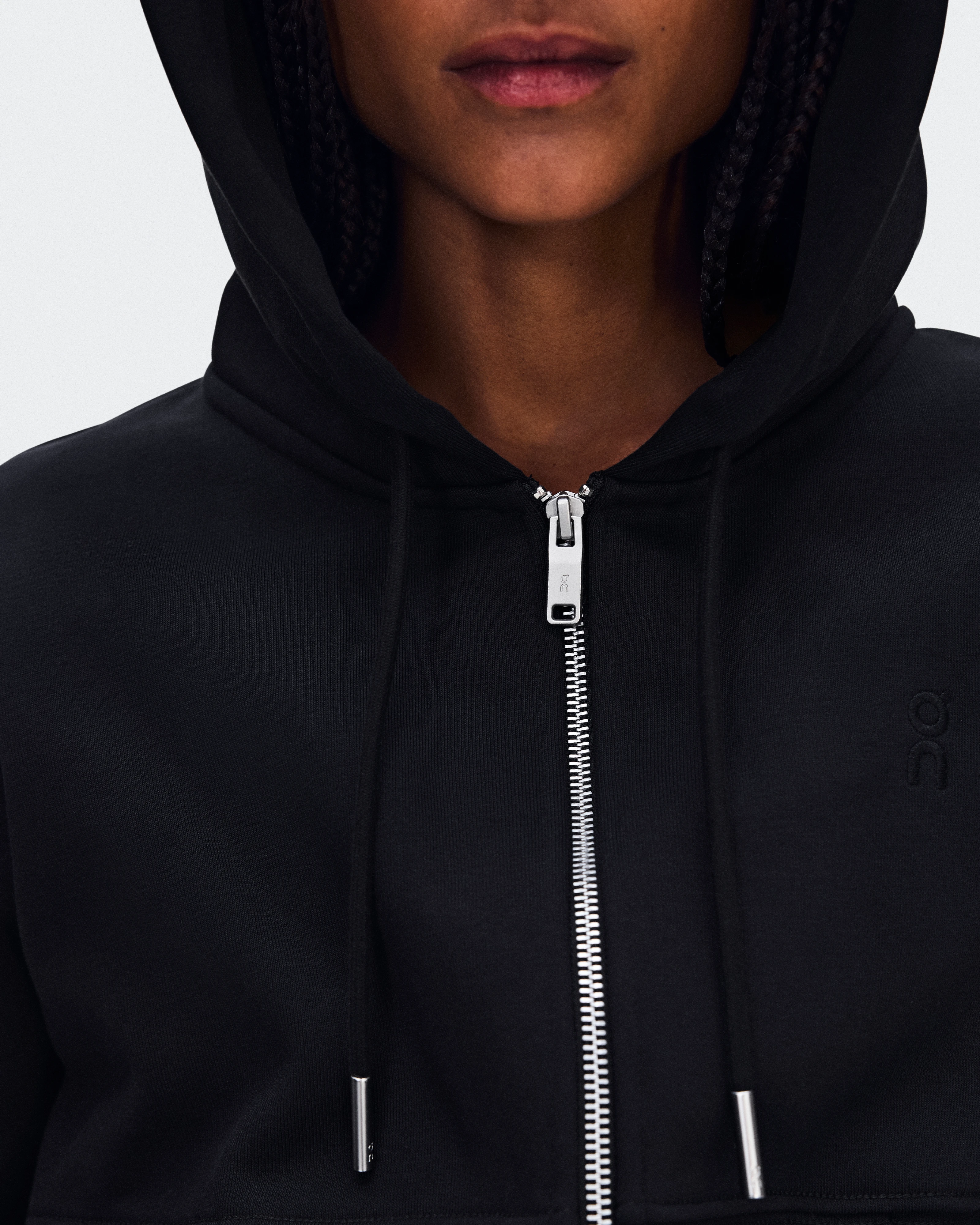 On Club Collective Full Zip Hoodie Black Women Hoodies and sweatshirts