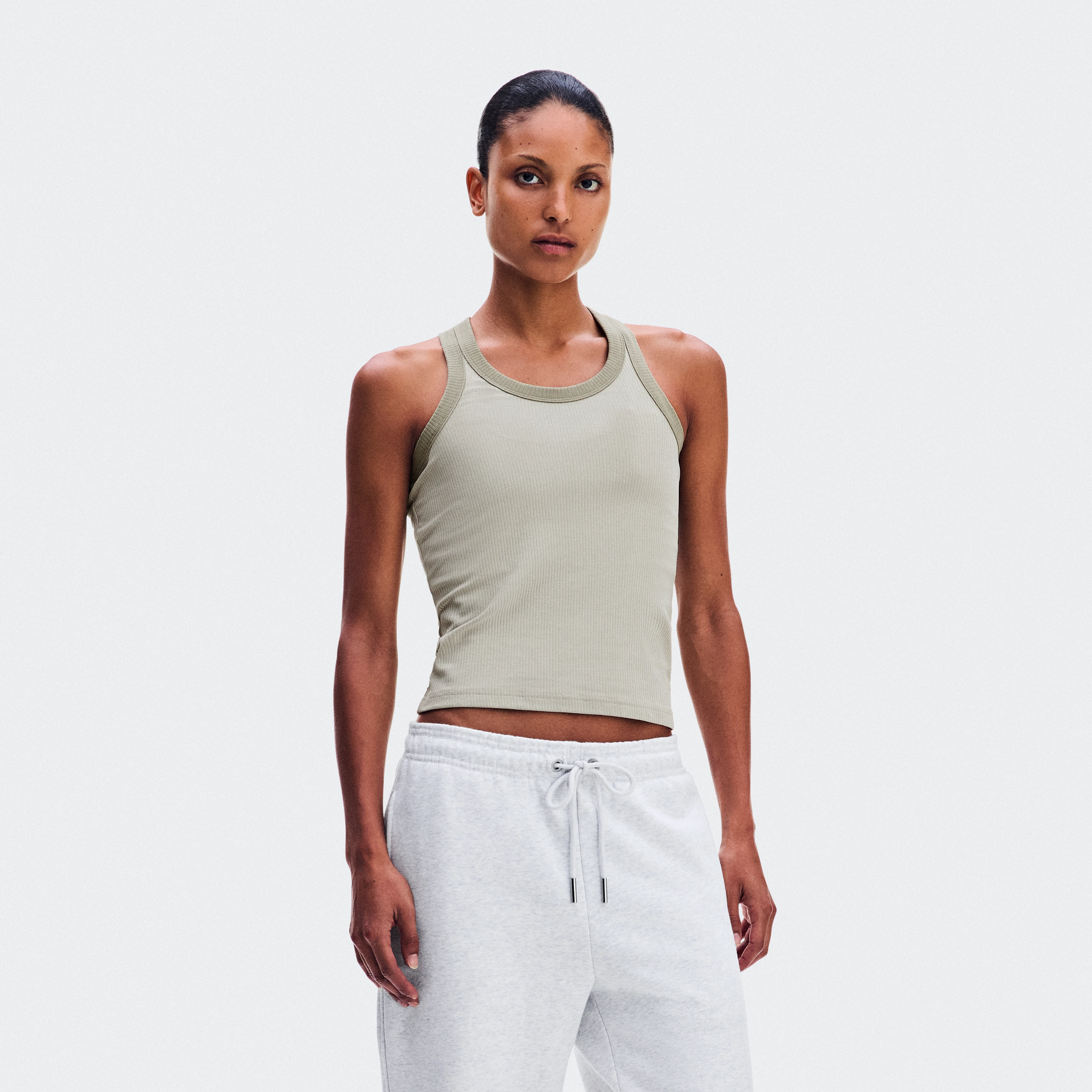 On All-Day Ribbed Tank Brume Women – All-day wear Tops and t-shirts