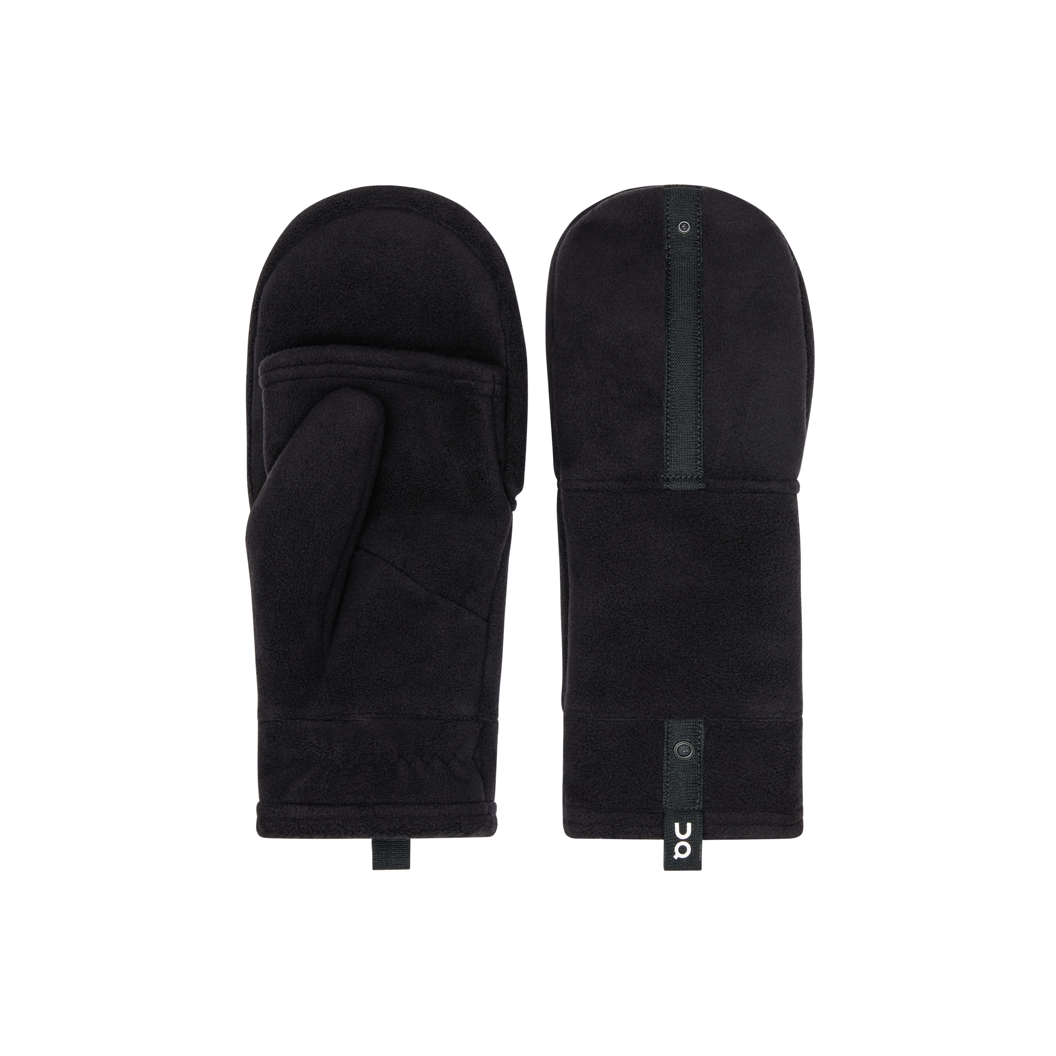 Fleece Mitten Gloves in Black