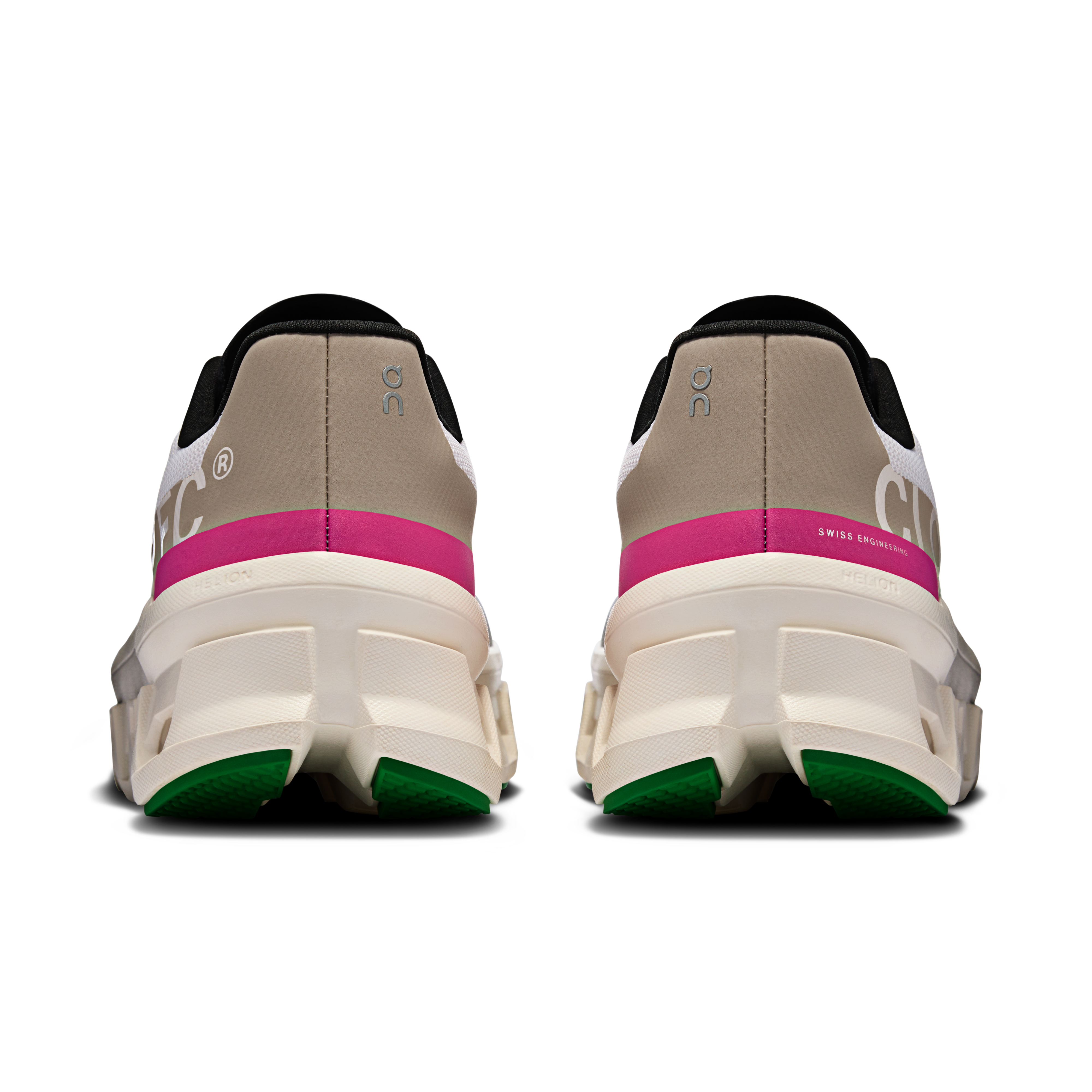 On Cloudmonster Silver & Ivory Women Road running Shoes