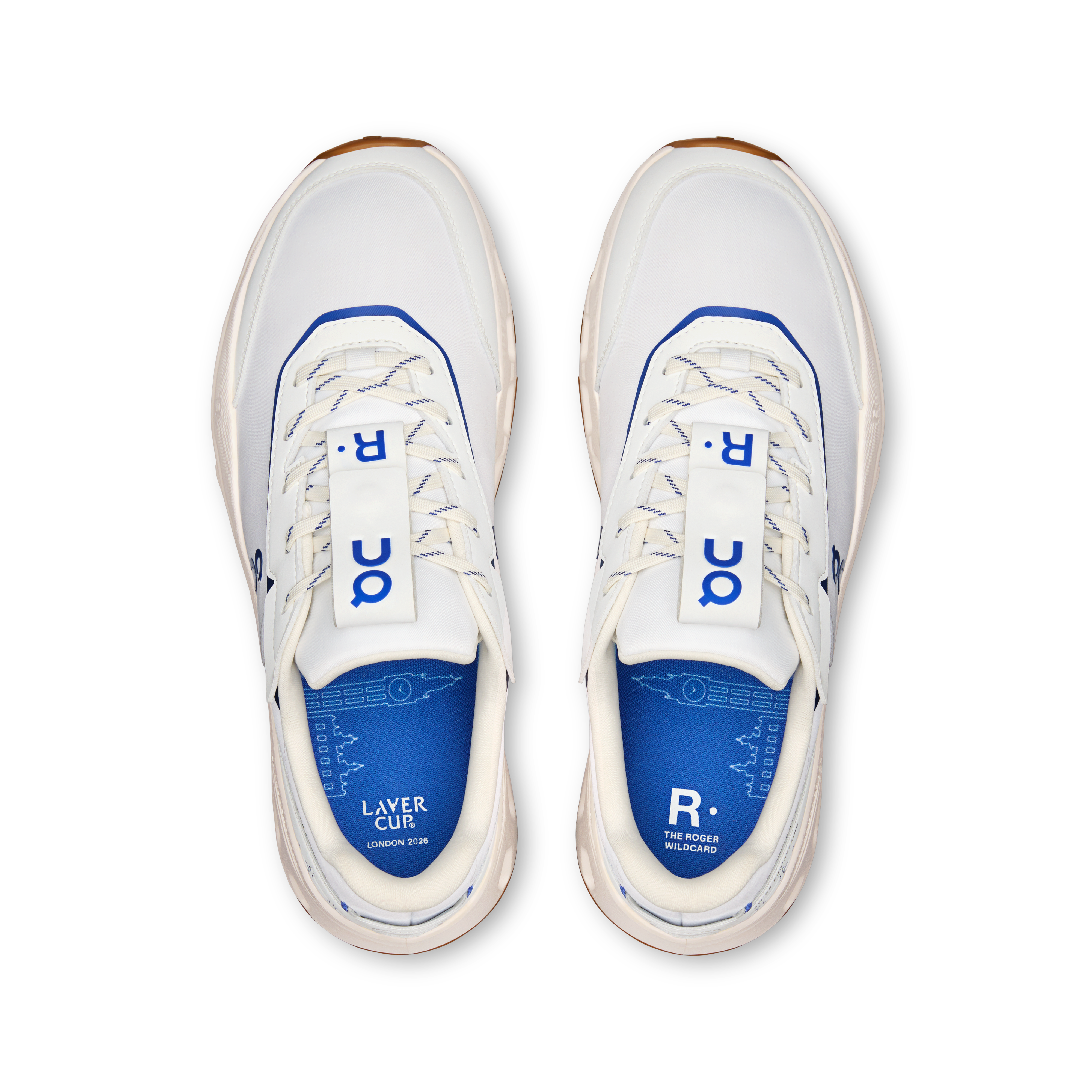 On THE ROGER Wildcard LC White & Indigo Women Active life Shoes