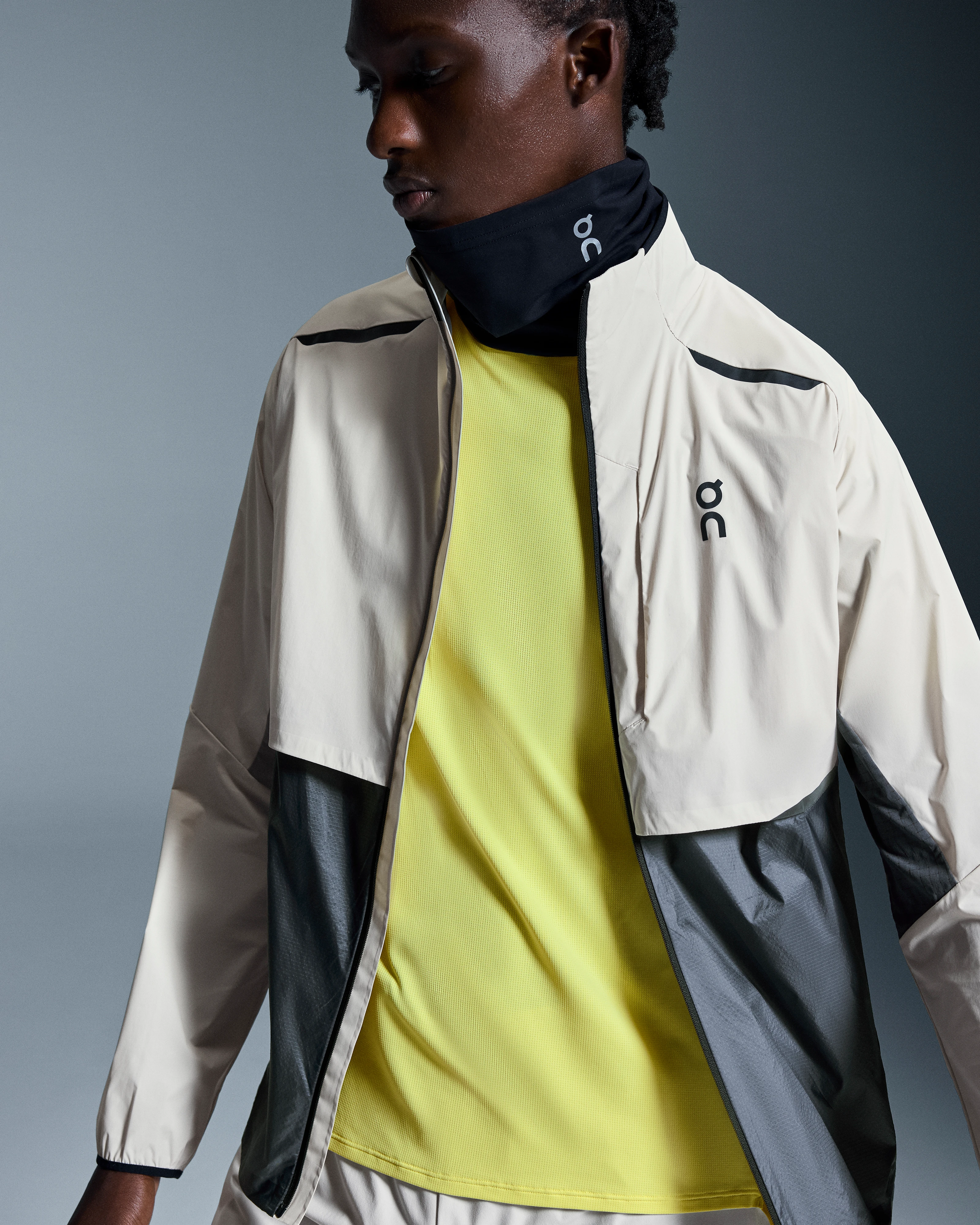 On Weather Jacket Silver & Eclipse Men Jackets