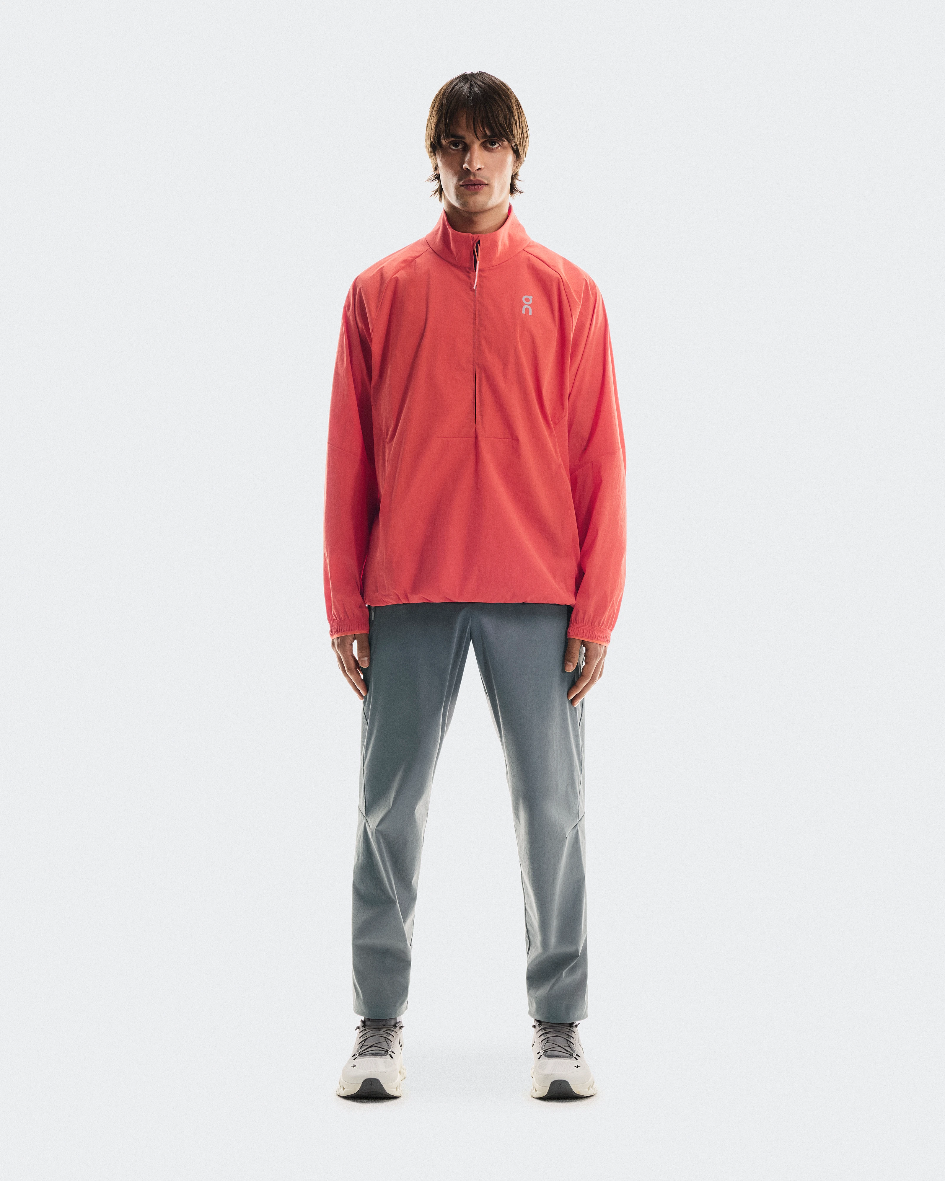 On All-Day 1/2 Zip Jacket Coral Men Jackets