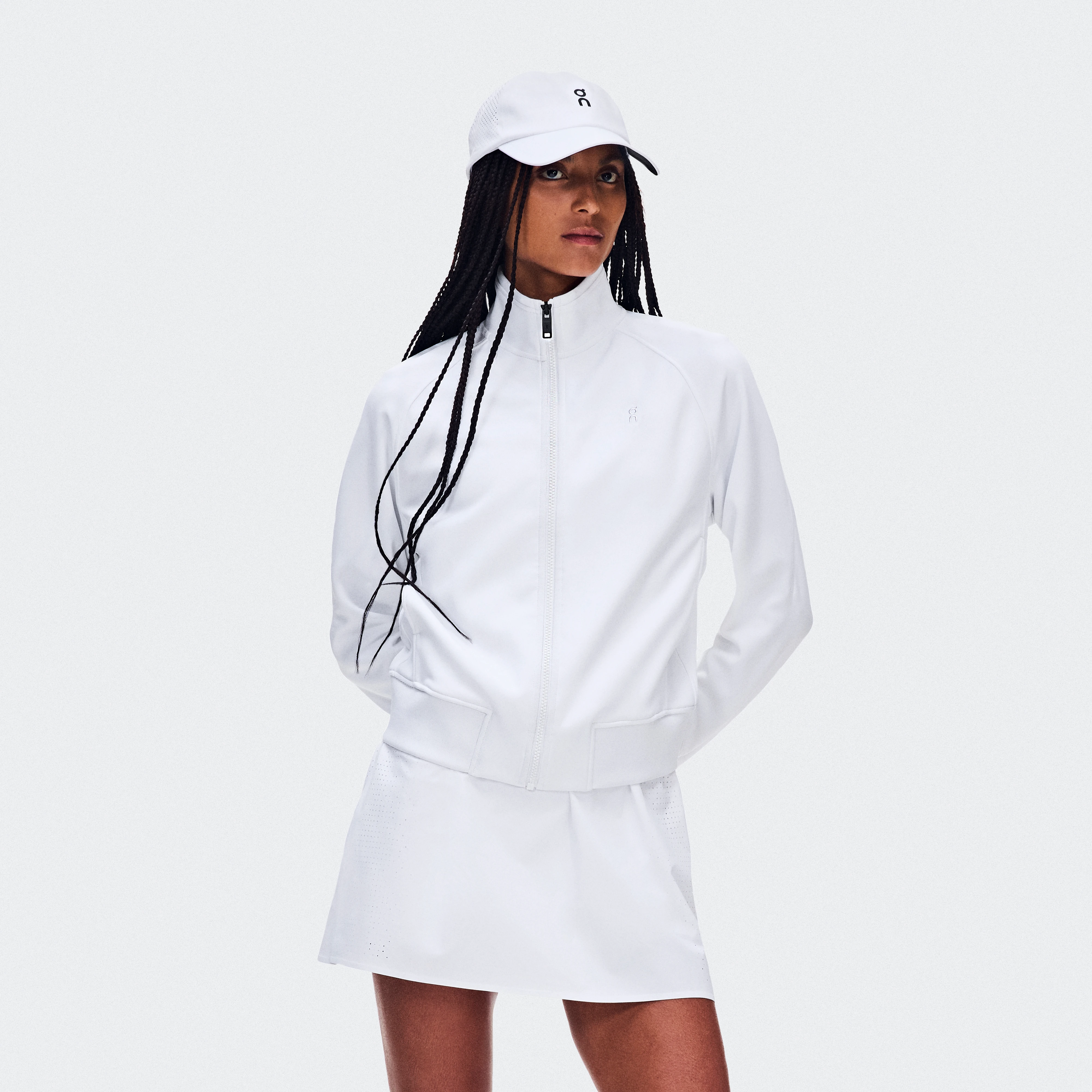 On Courtside Full Zip LDN White Women – Off-court, all-day wear