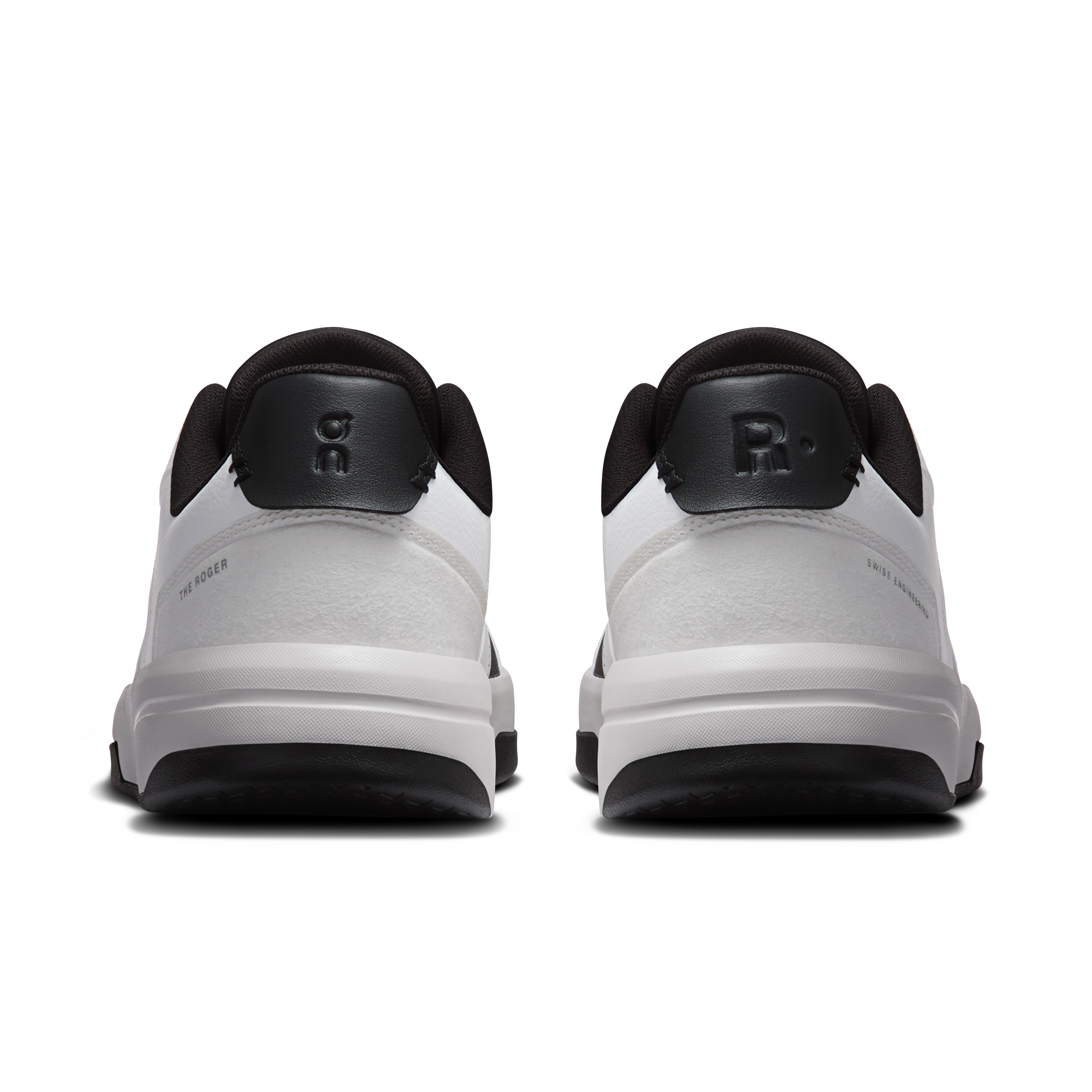 On THE ROGER Clubhouse White & Onyx Men Tennis Shoes