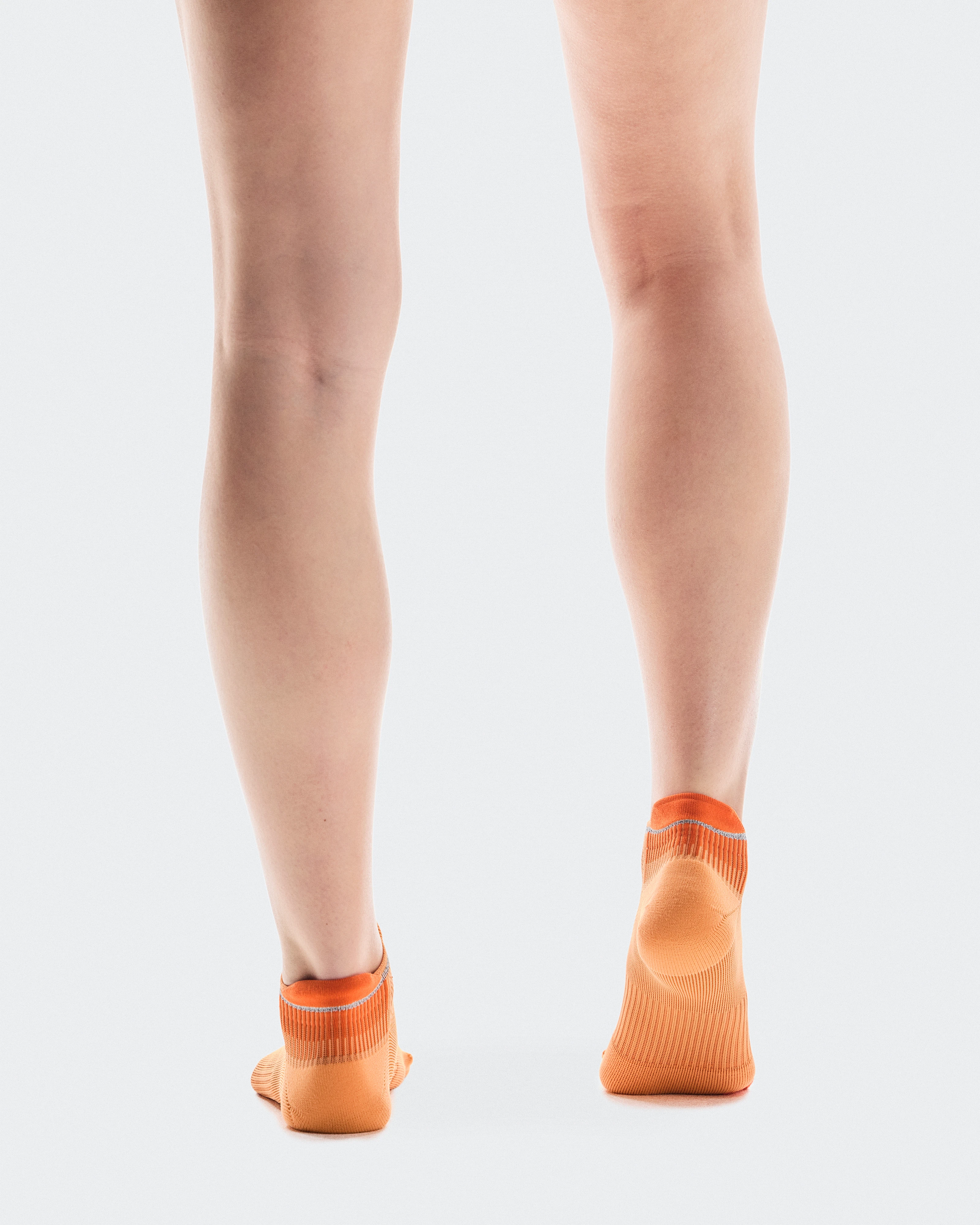 On Performance Run Sock Low Tangerine & Flame Unisex Socks