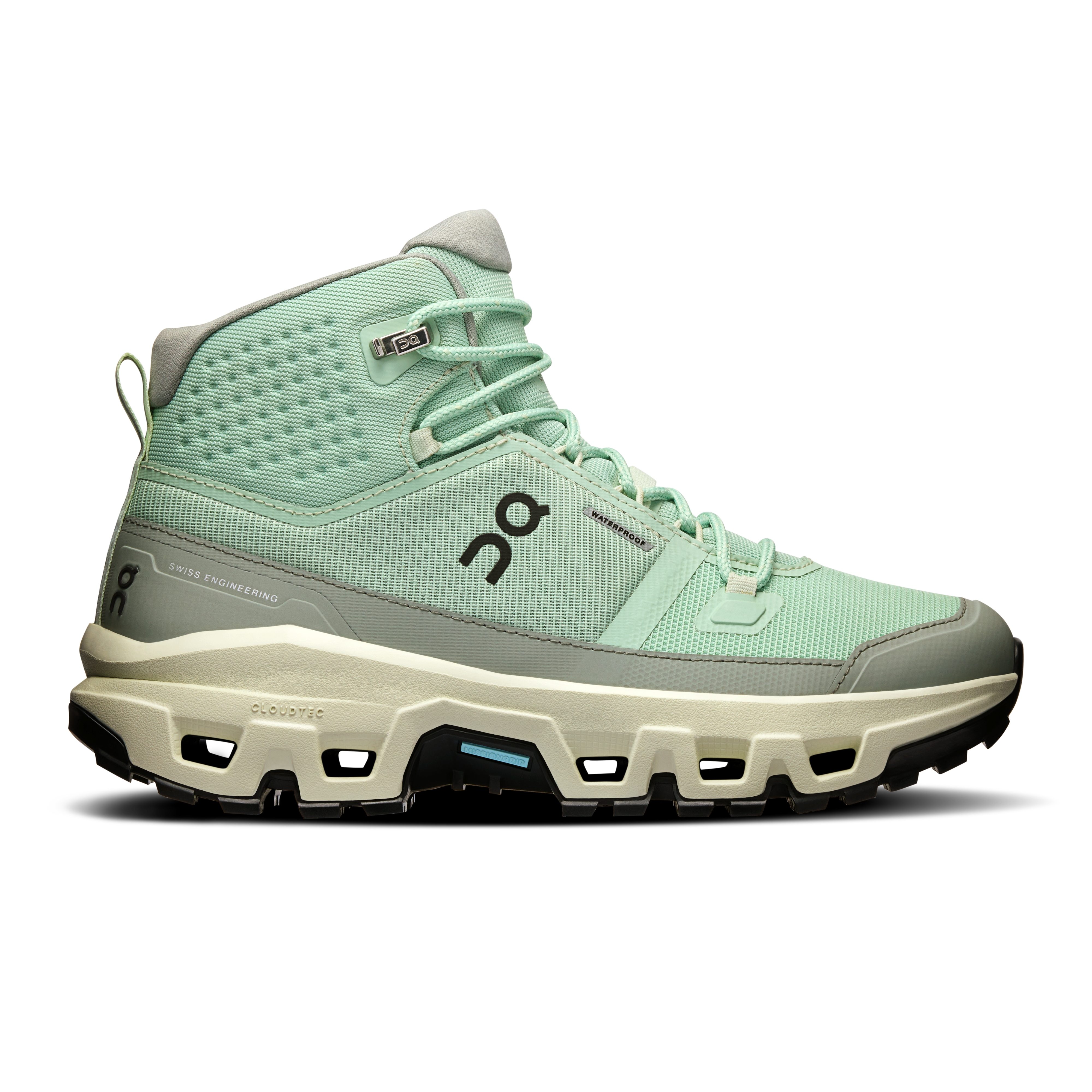 Cloudrock Mid Waterproof Hiking Shoe in Mineral/Aloe