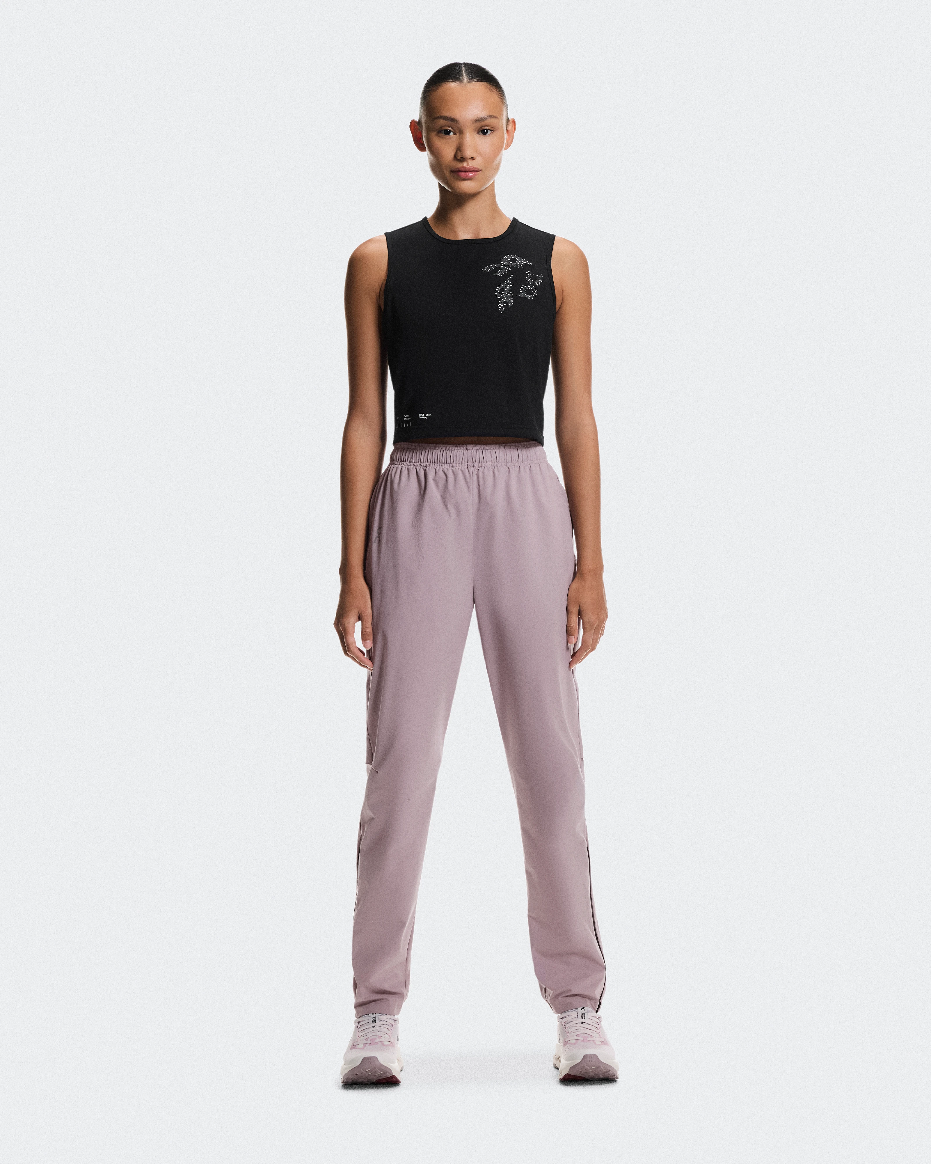 On On Run Tank Black Women Tops and t-shirts